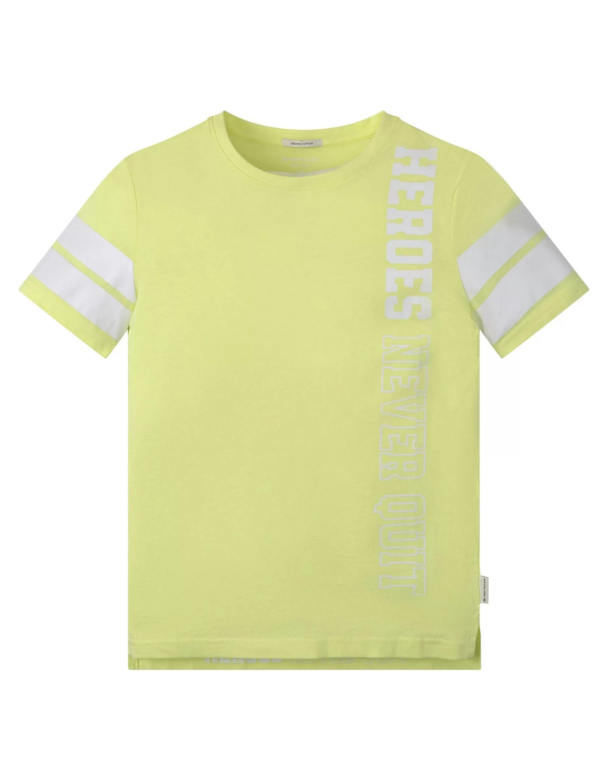 Boys T-Shirt Mit Streifendetails Und Druck-TOM TAILOR Fashion