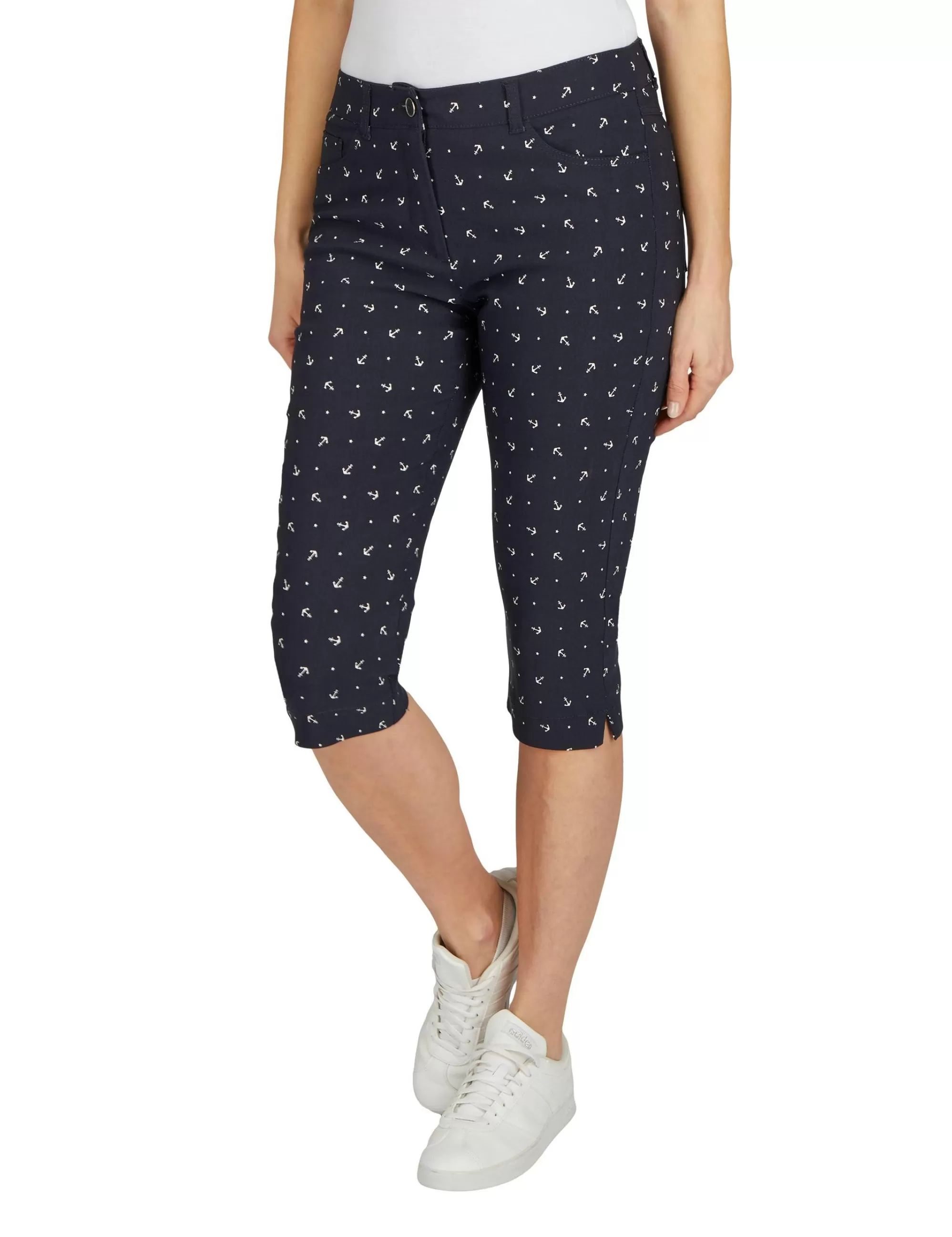 Bexleys woman Capri Hose Blau/Weiß Online