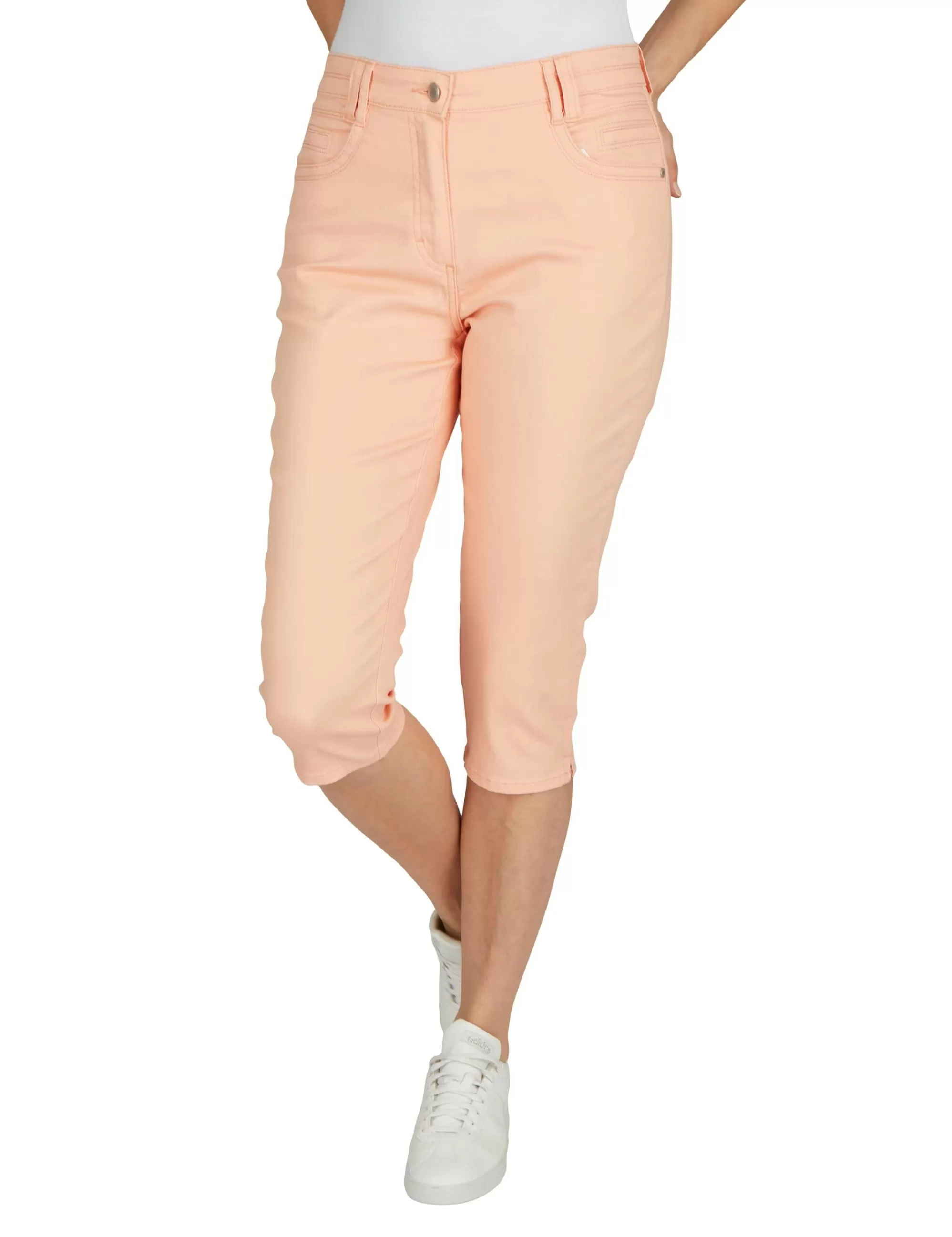 Bexleys woman Capri Jeanshose In Passform Sandra Apricot Store