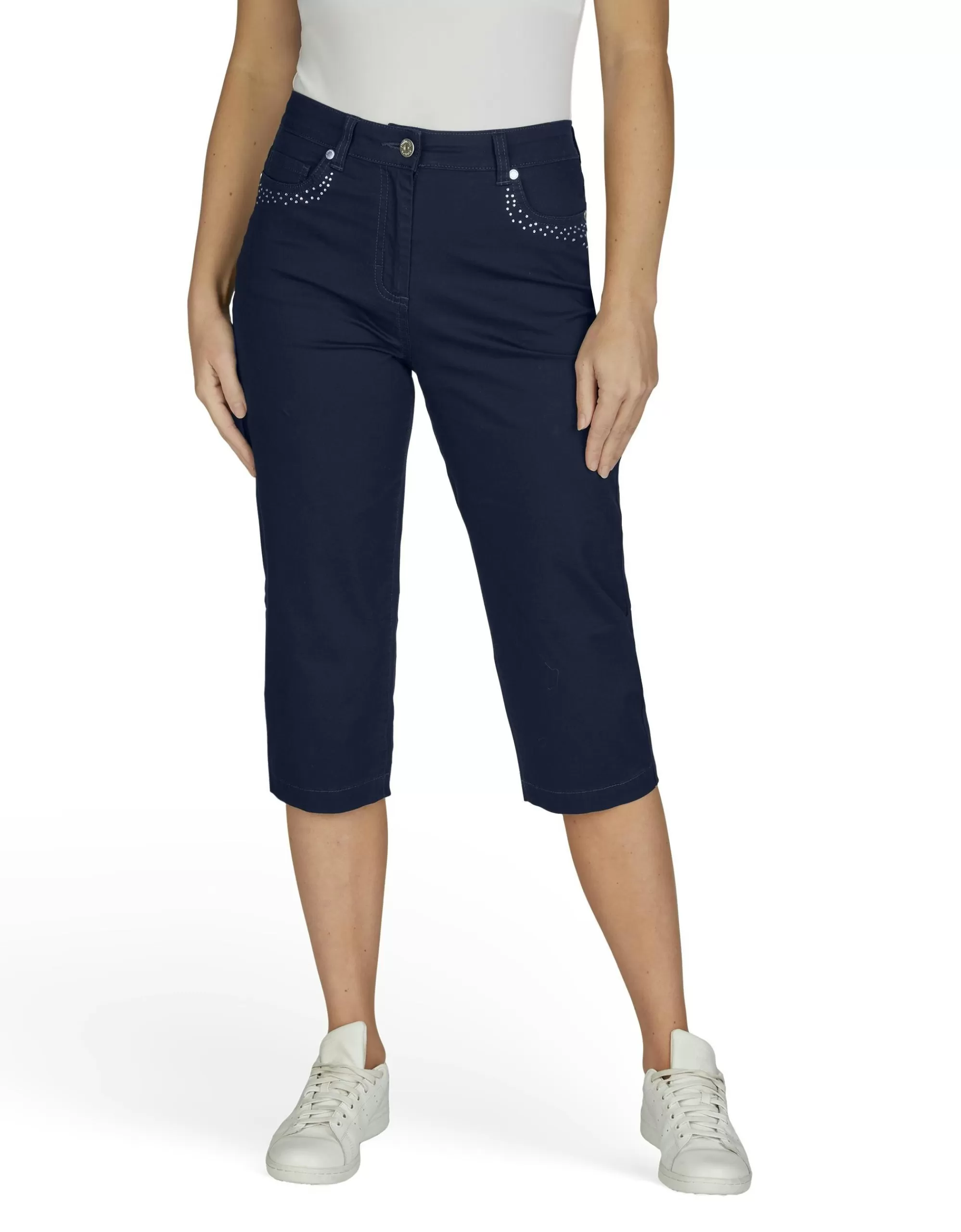 Steilmann Edition Capri-Hose Im 5-Pocket Style Marine Clearance