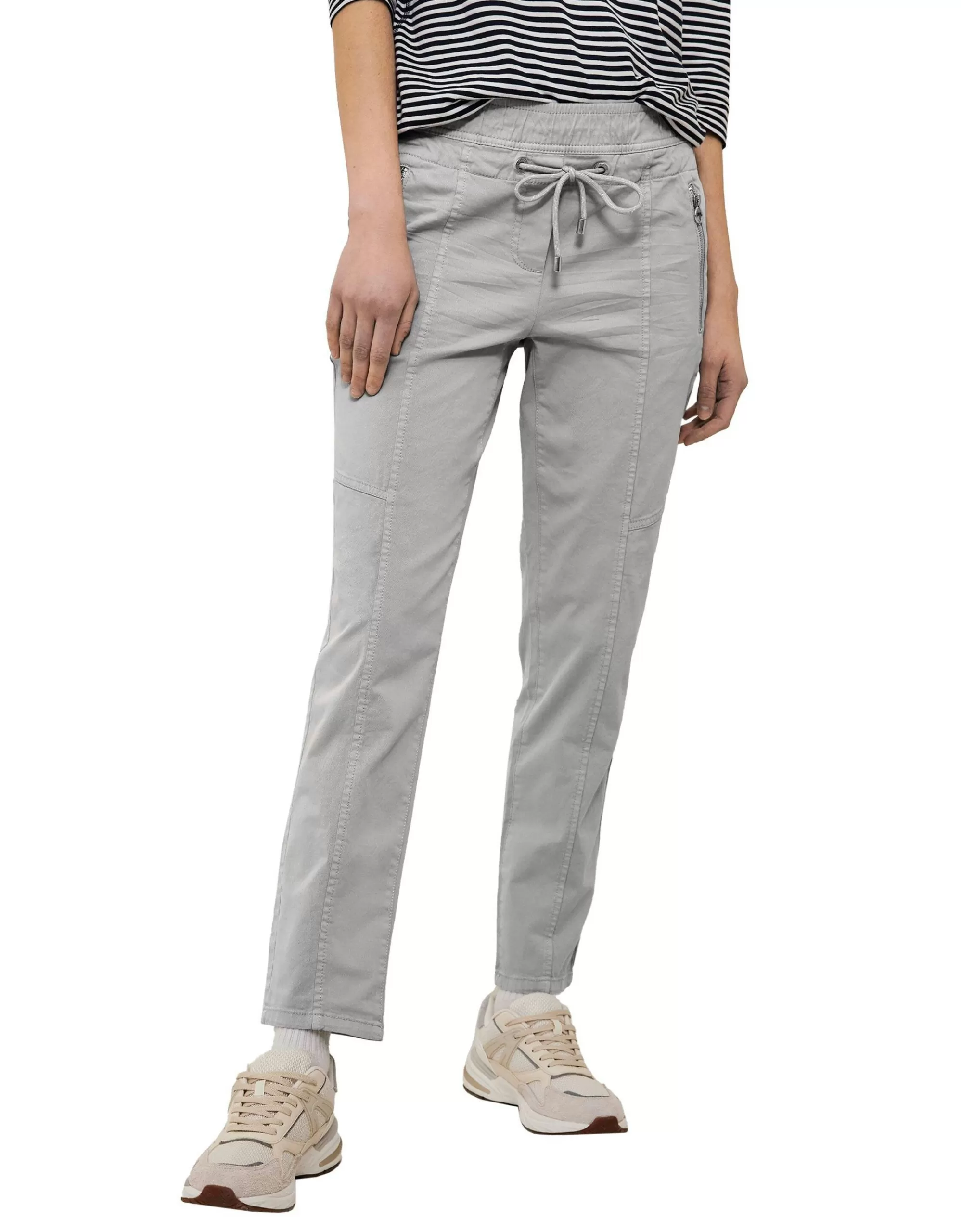 CECIL Casual Fit Hose Grau Cheap