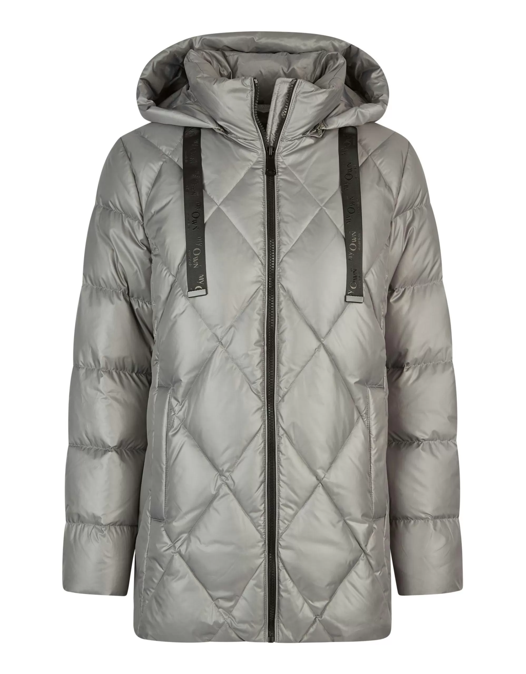 My Own Essentials Daunen Steppjacke Grün-Grau Flash Sale