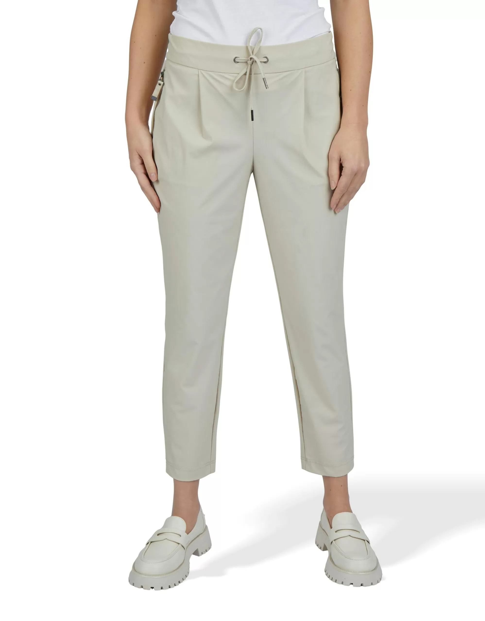 My Own Essentials Elastische Joggpants In Der Passform Jule Beige Fashion