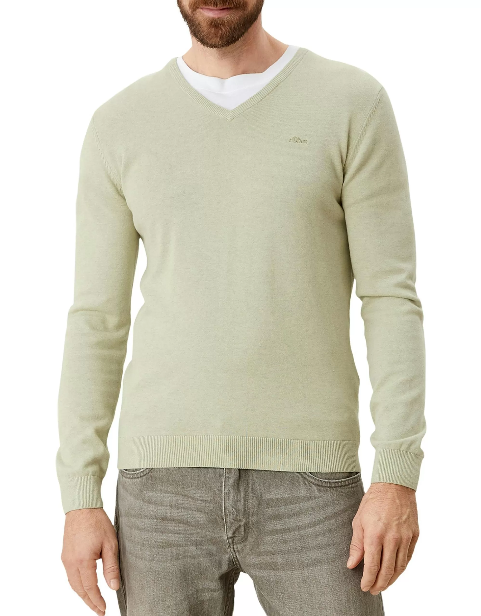 Feinstrickpulli Mit V-Ausschnitt-s.Oliver Store