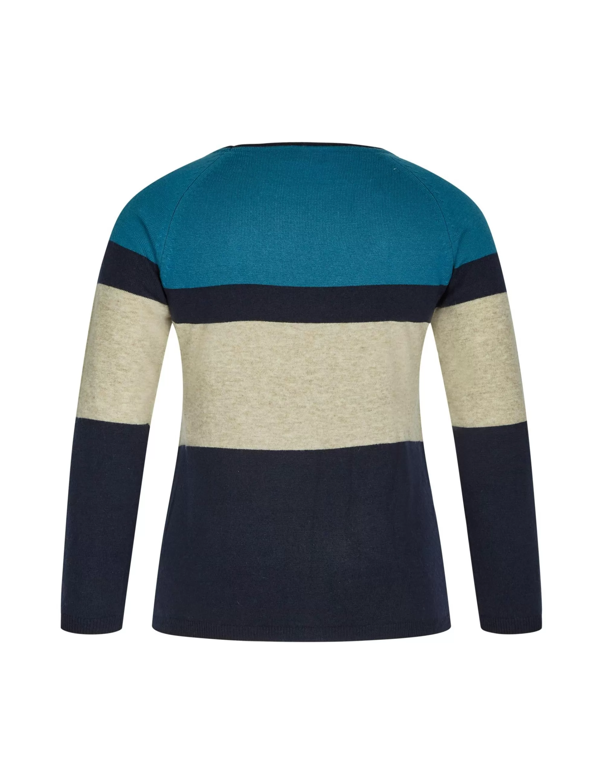 Bexleys woman Feinstrickpullover Mit Colorblock Petrol/Schwarz/Grau Sale