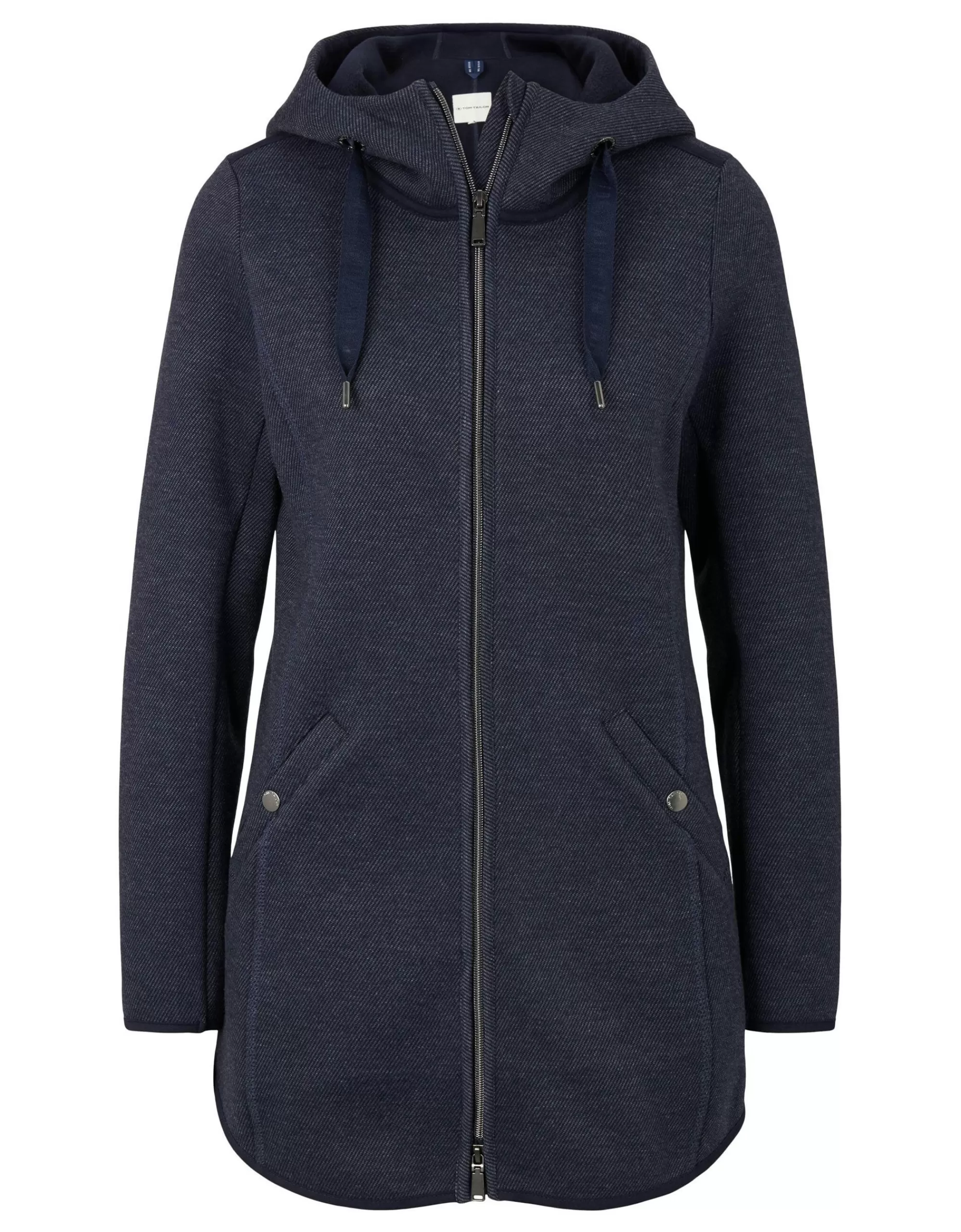 TOM TAILOR Fleecejacke Mit Kapuze Navy Online