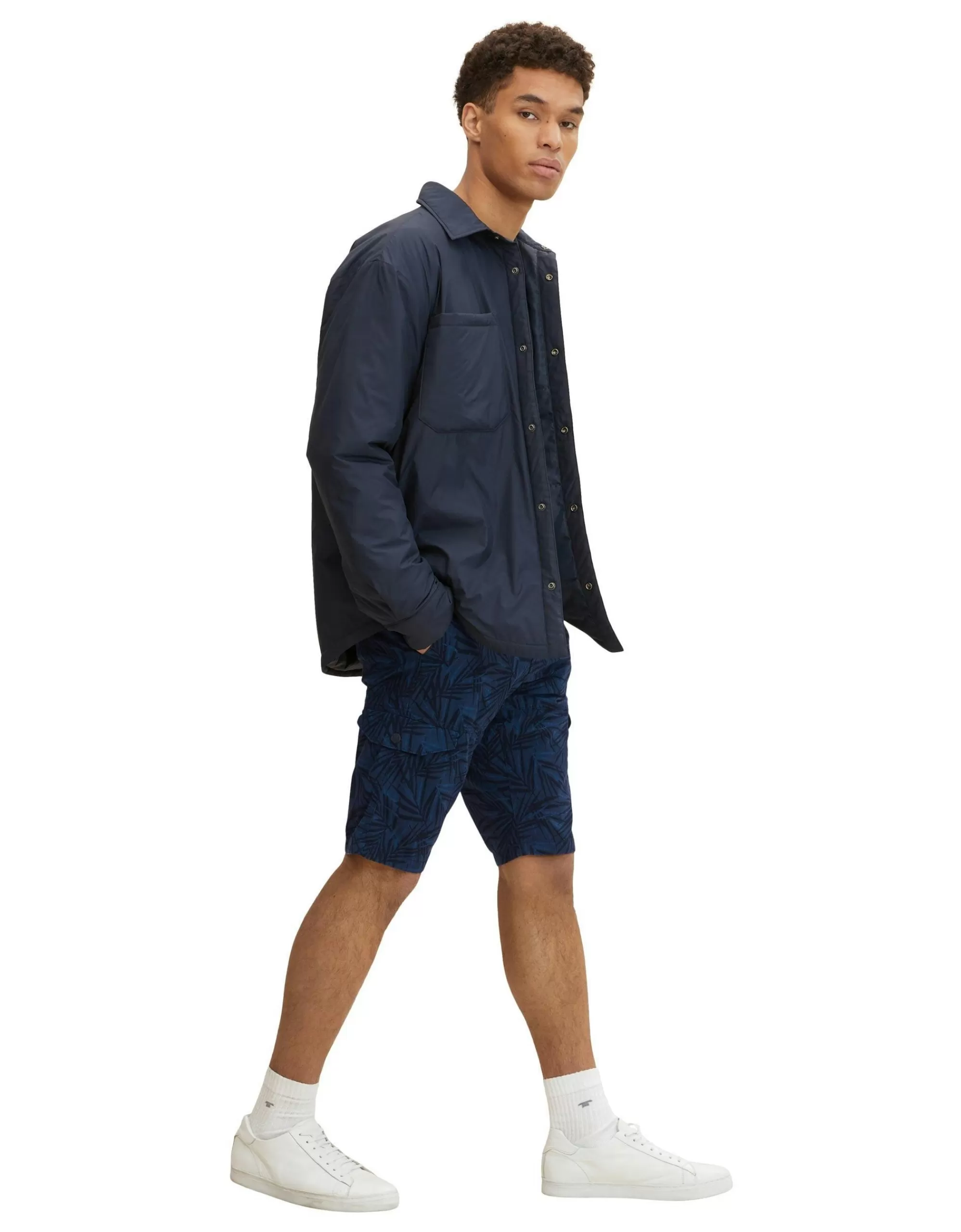 Gemusterte Cargo Shorts-TOM TAILOR Online