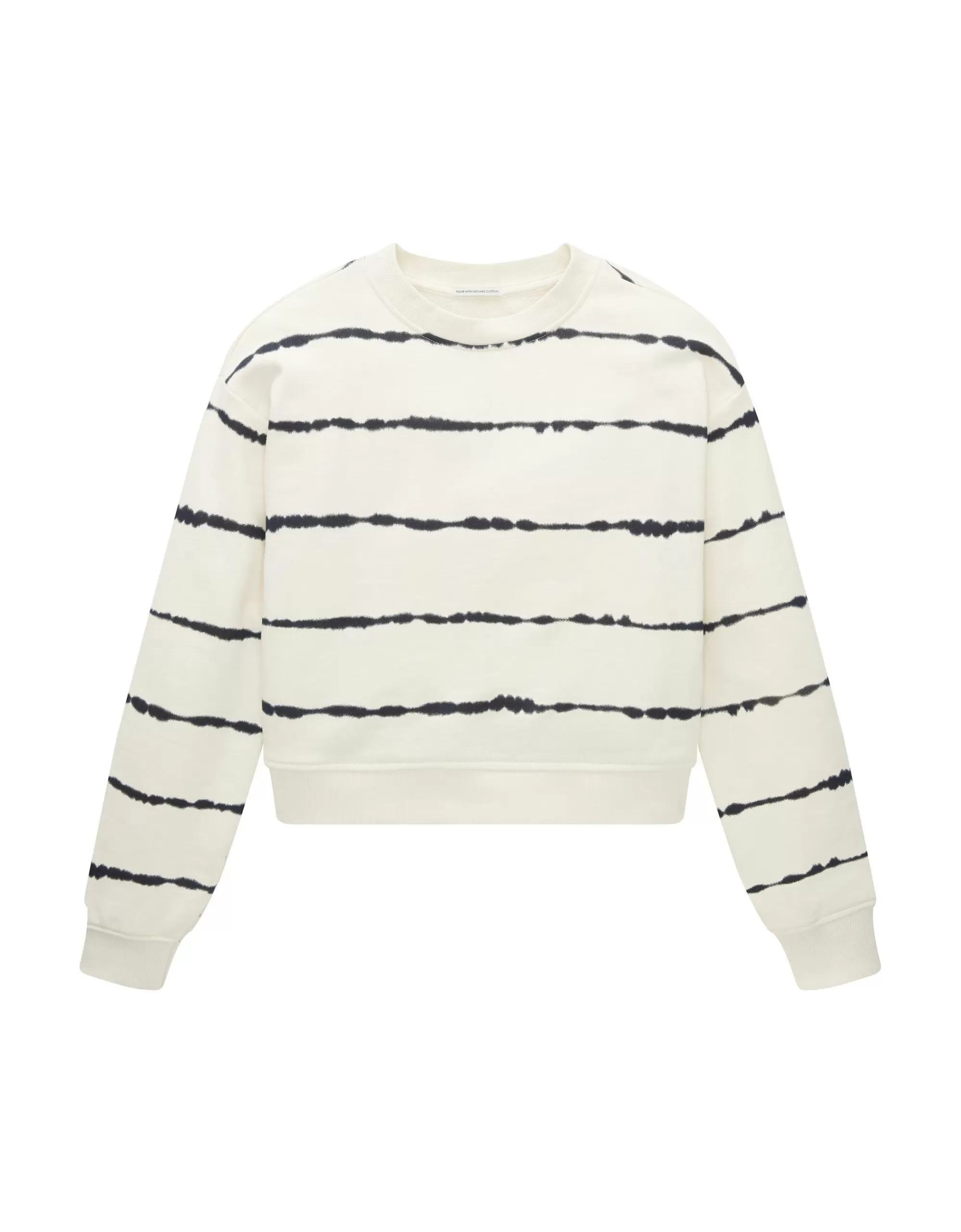 Girls Batik-Sweatshirt Im Streifen Look-TOM TAILOR Best