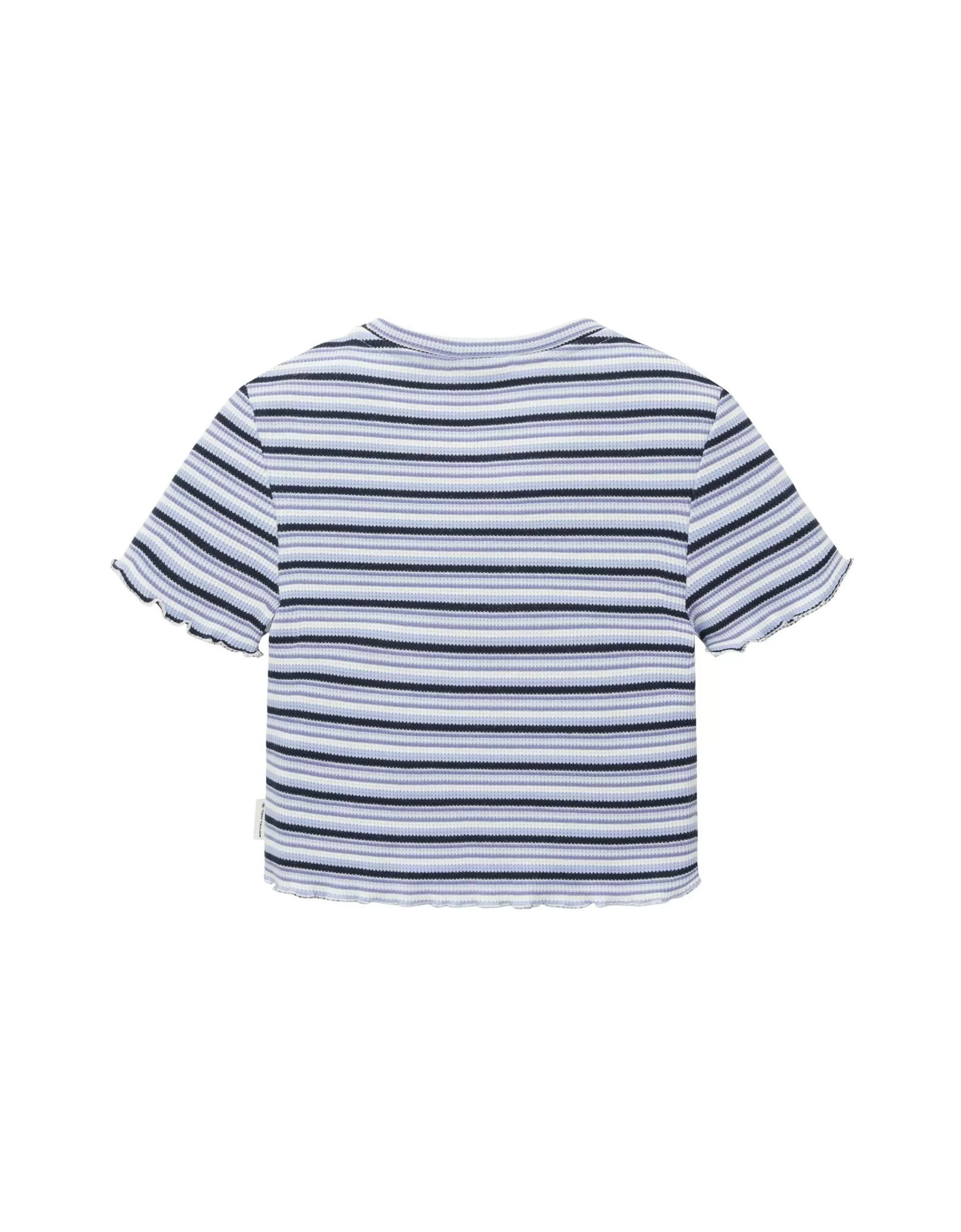 Girls Cropped T-Shirt Im Streifenlook-TOM TAILOR Flash Sale