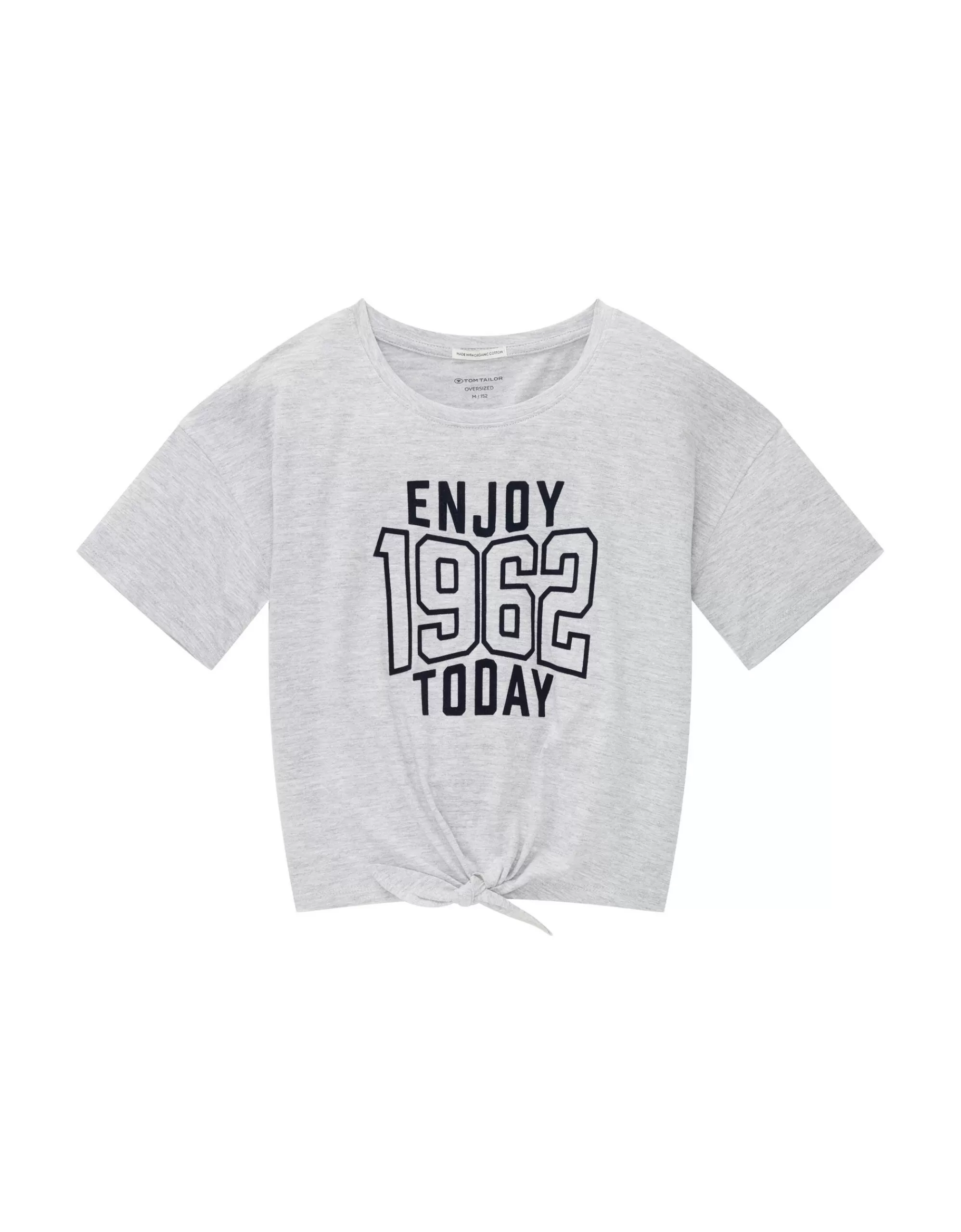 Girls Cropped T-Shirt Mit Knotendetail-TOM TAILOR Flash Sale