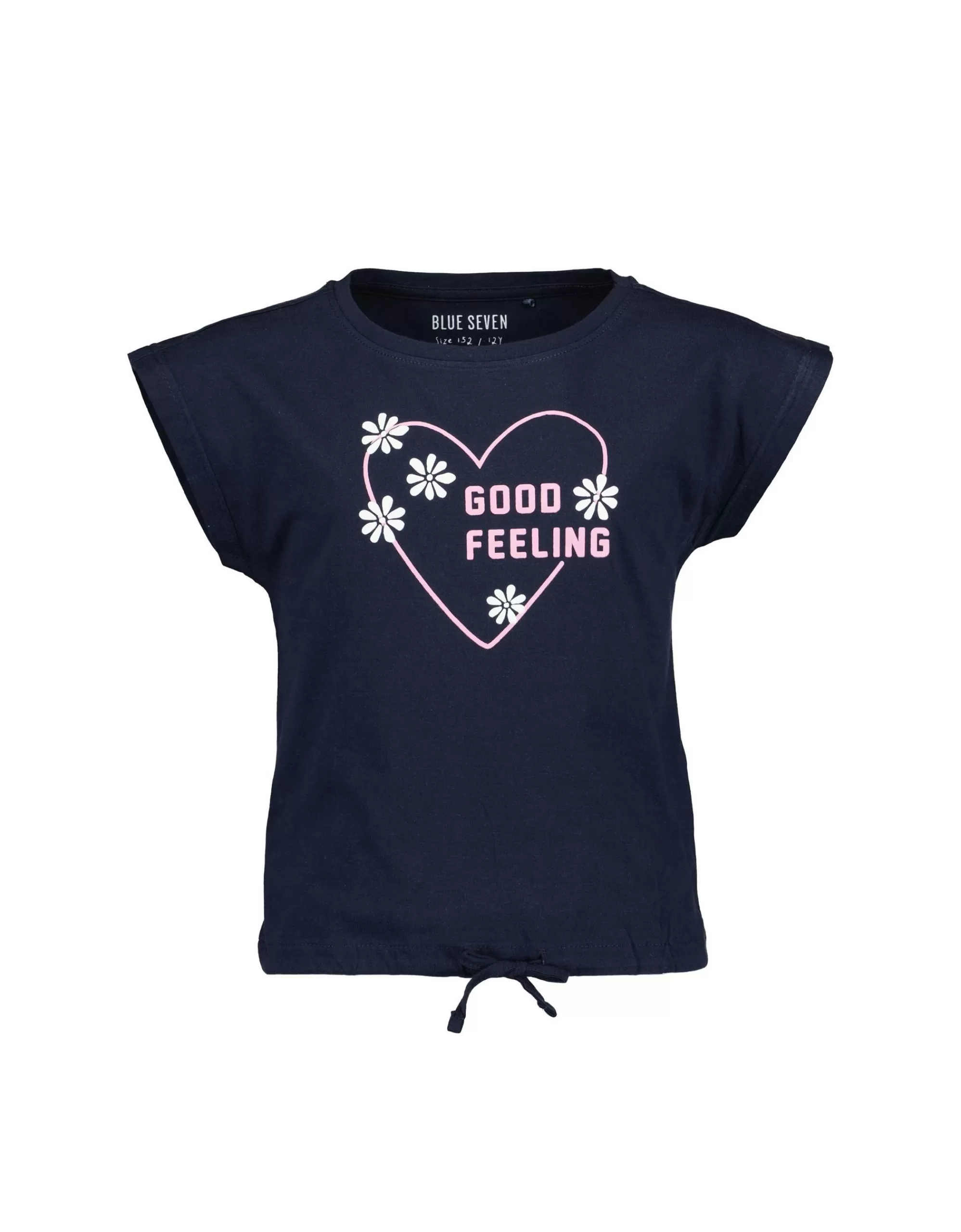 Girls T-Shirt Mit Druck-Blue Seven Clearance