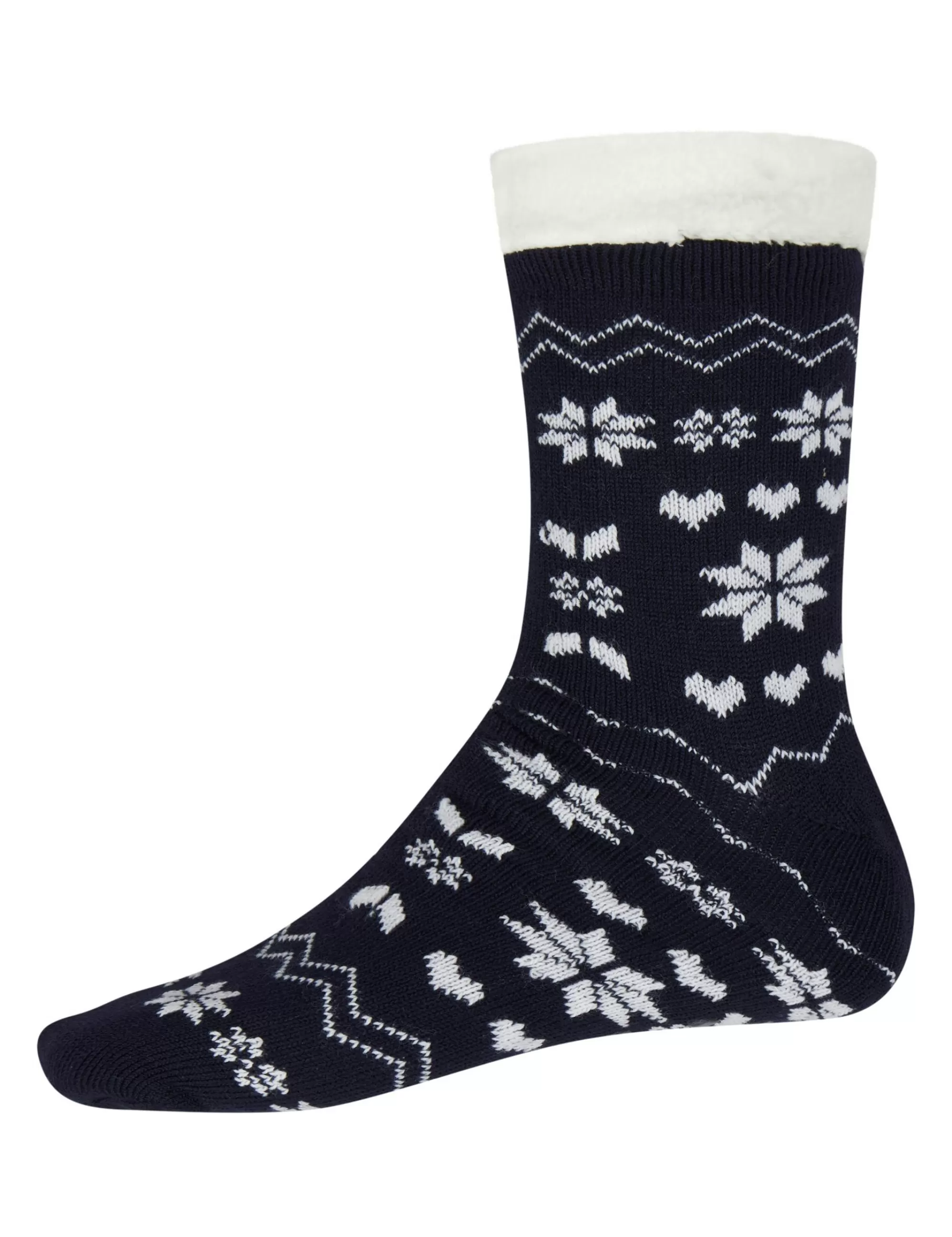 ADLER BASIC Hausschuhsocken Blau/Weiß Flash Sale