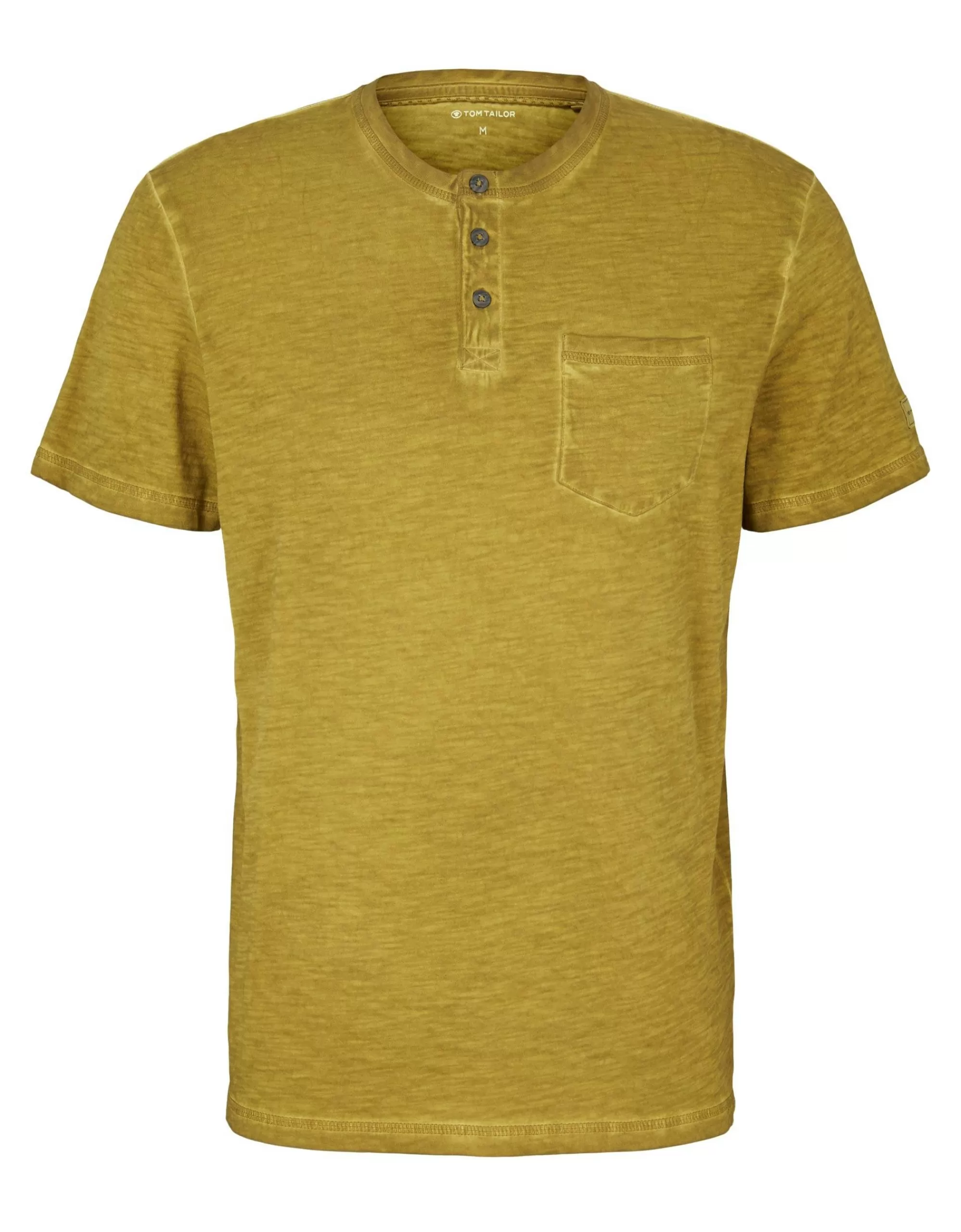 Henley T-Shirt Im Washed Look-TOM TAILOR Shop