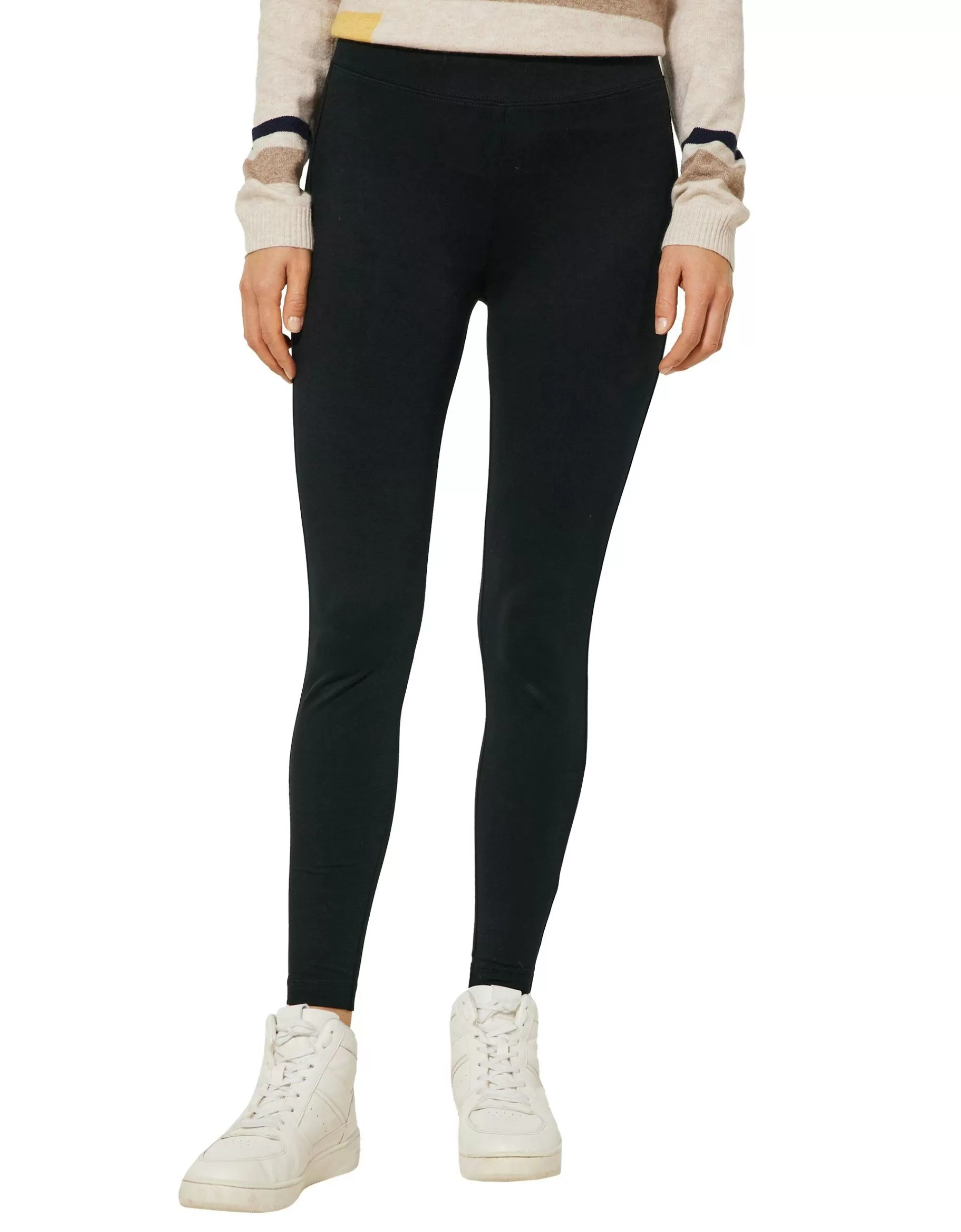 Street One High Waist Leggings Schwarz Clearance