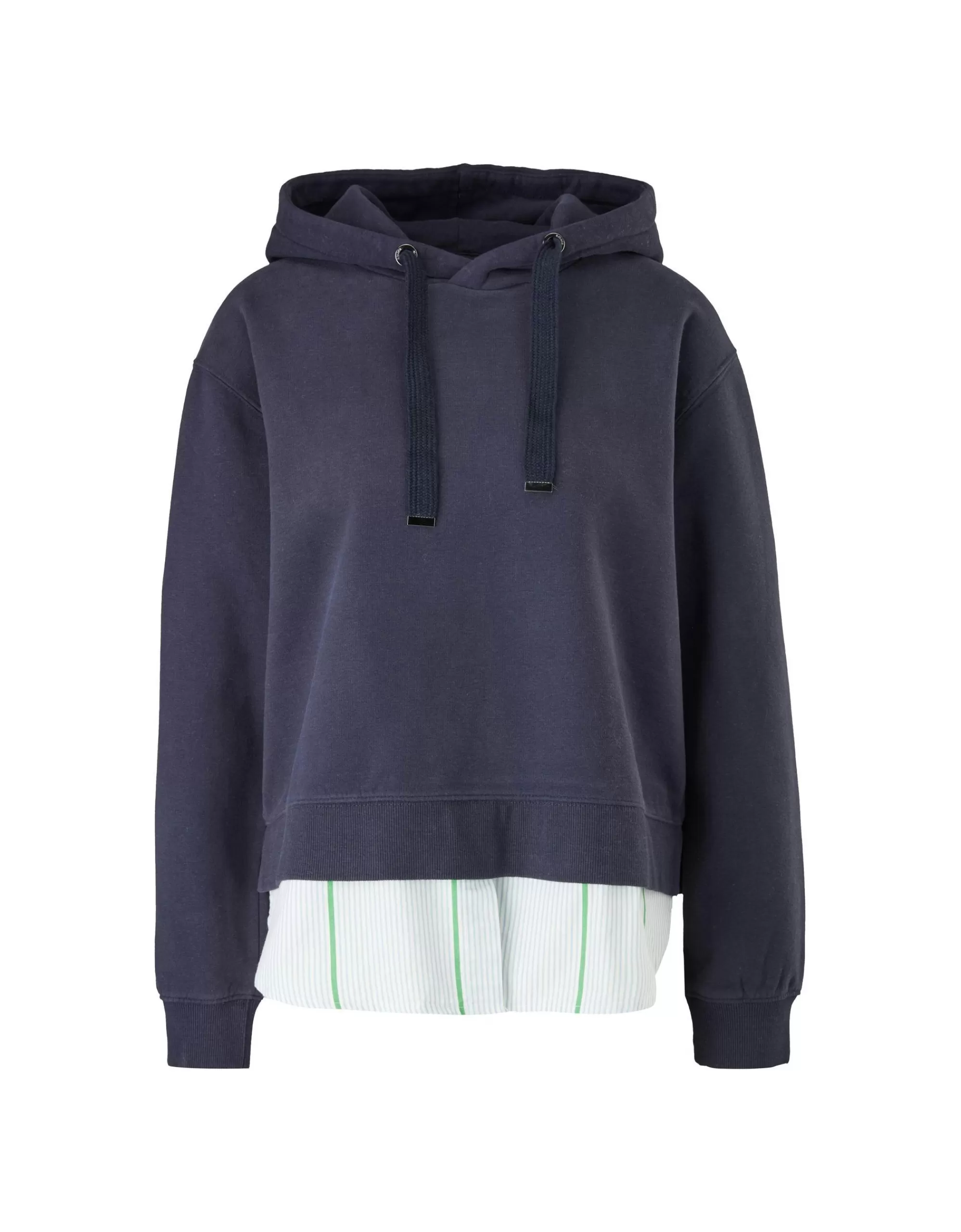 s.Oliver Hoodie Mit Bluseneinsatz Navy Shop