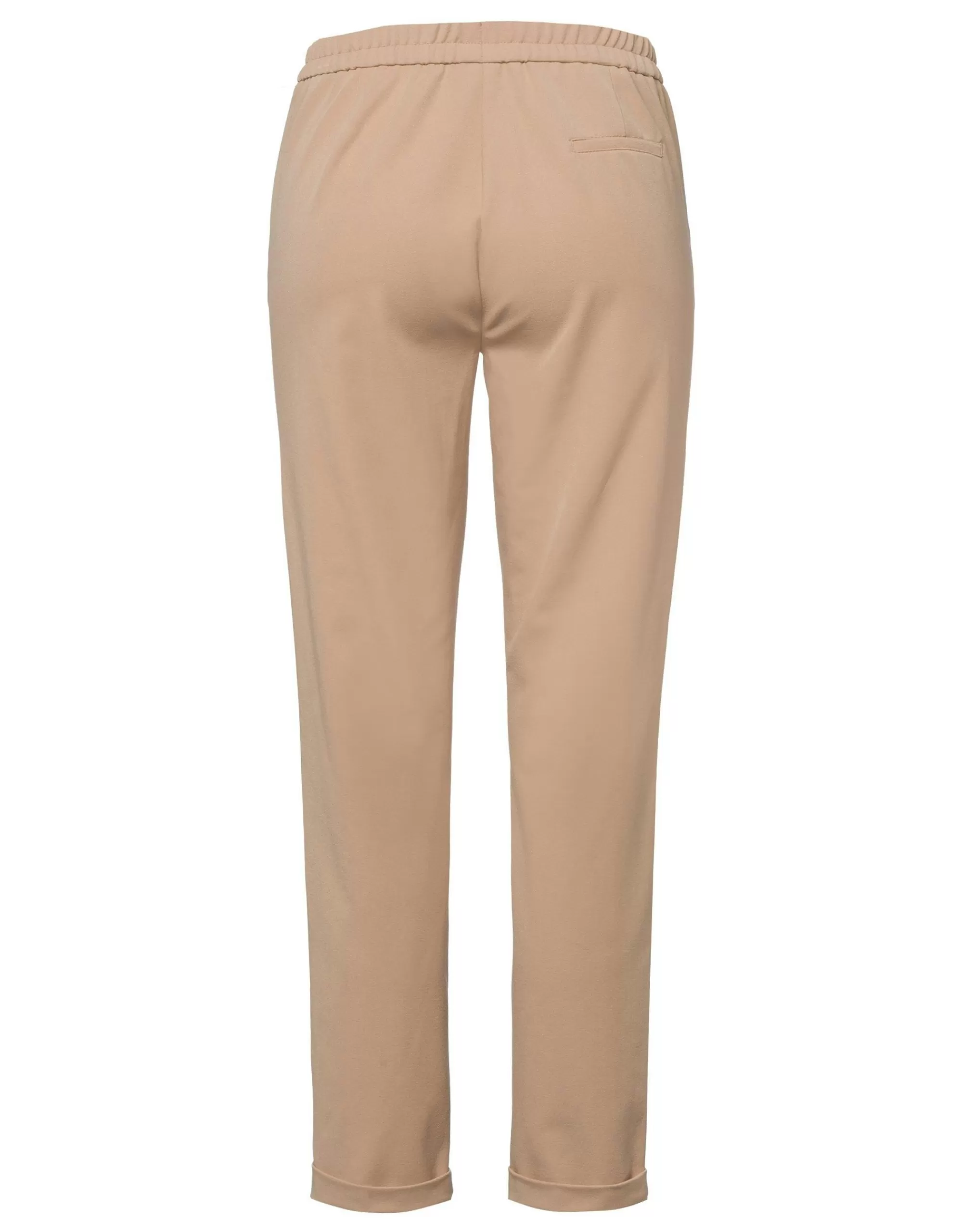 Frank Walder Hose Mia Mit Aufschlag Am Saum Beige Flash Sale