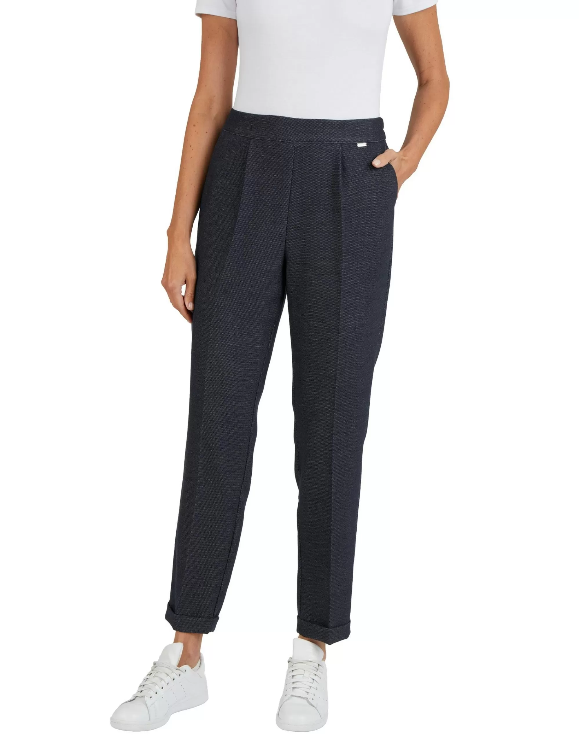 Steilmann Woman Hose Mit Bundfalte Navy Best