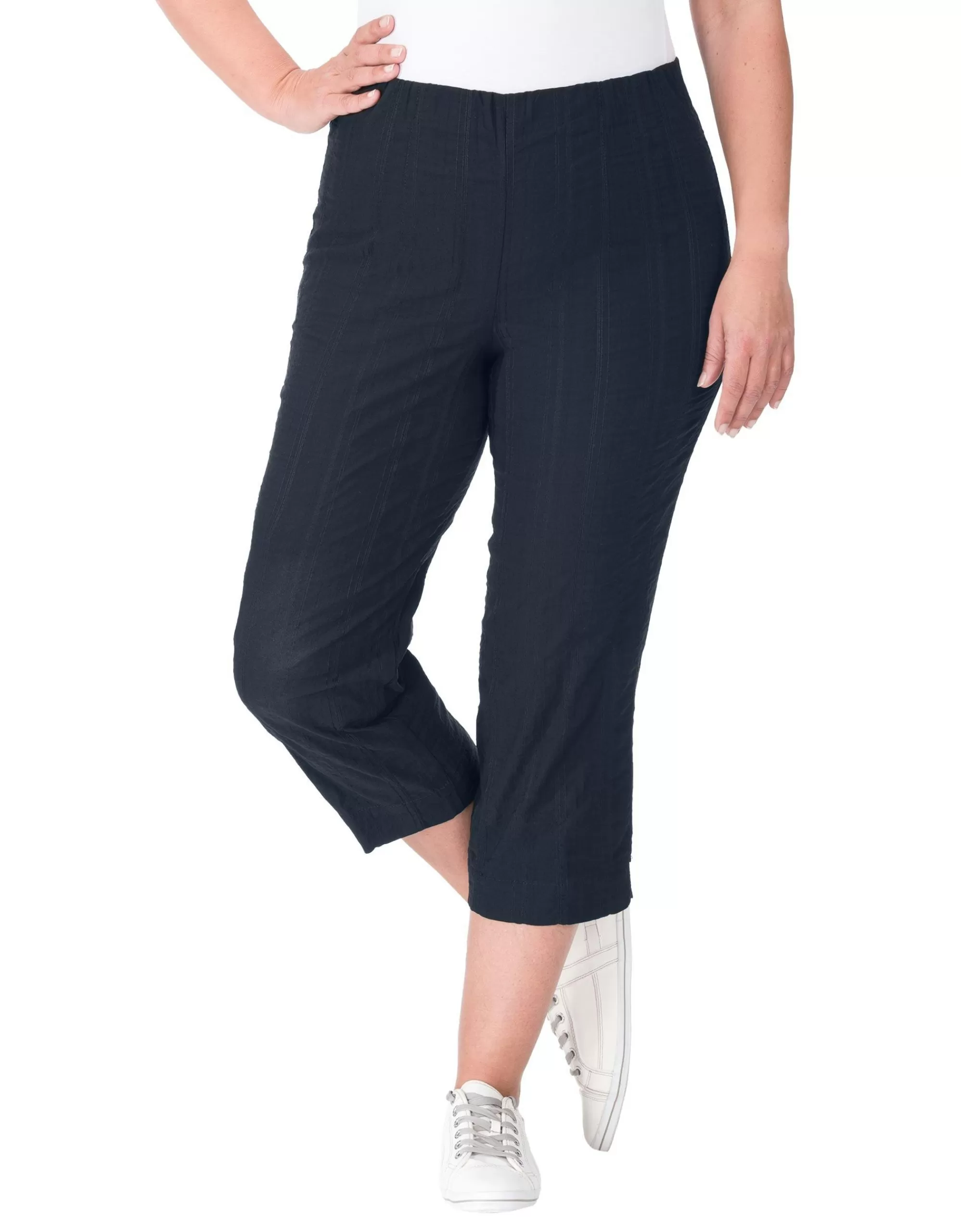 KJ Brand Hose Susie Capri - Bügelfrei Marine Sale