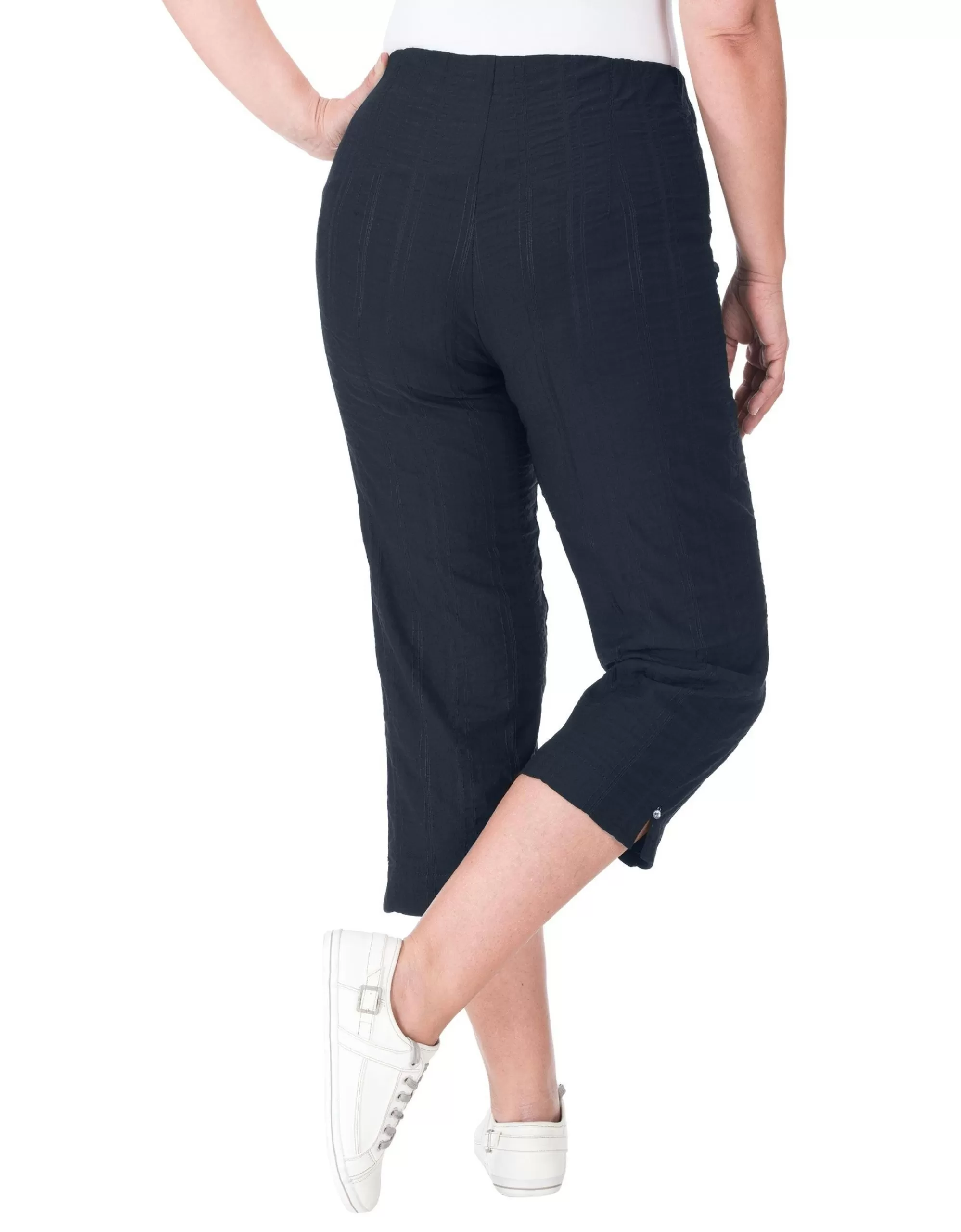 KJ Brand Hose Susie Capri - Bügelfrei Marine Sale