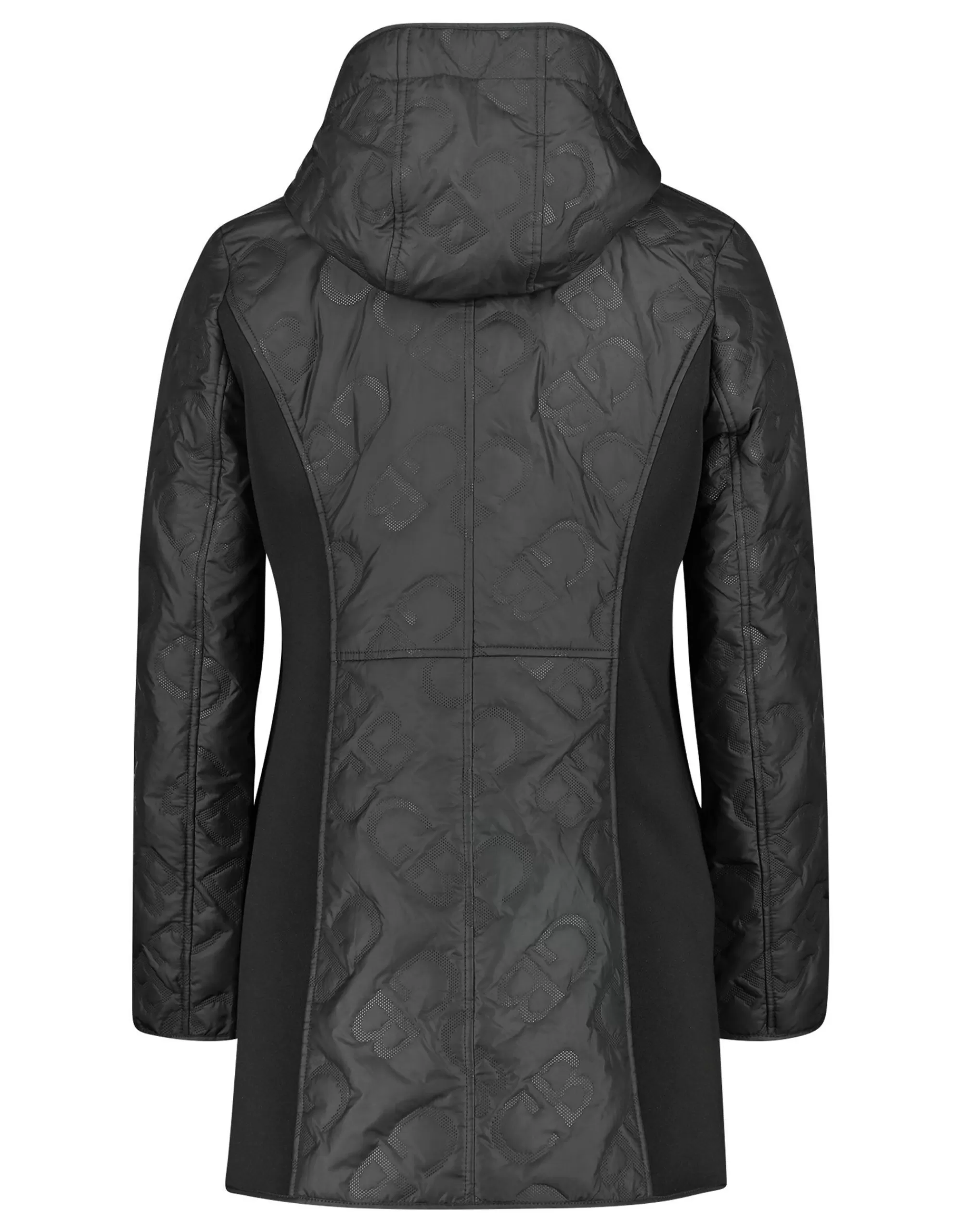 Gil Bret Jacke Im Materialmix Schwarz Best Sale