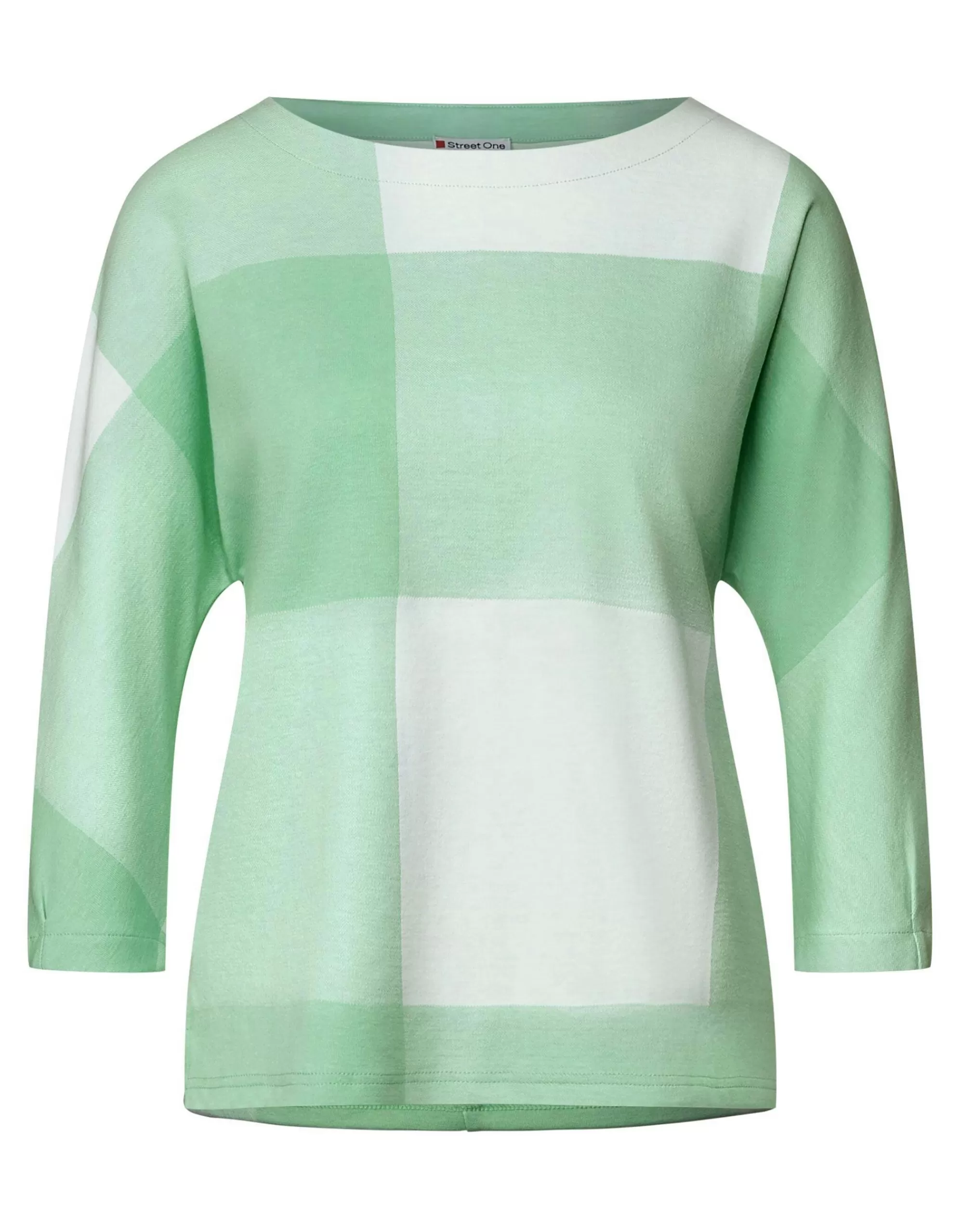 Street One Jacquardshirt Mit Karomuster Mint New