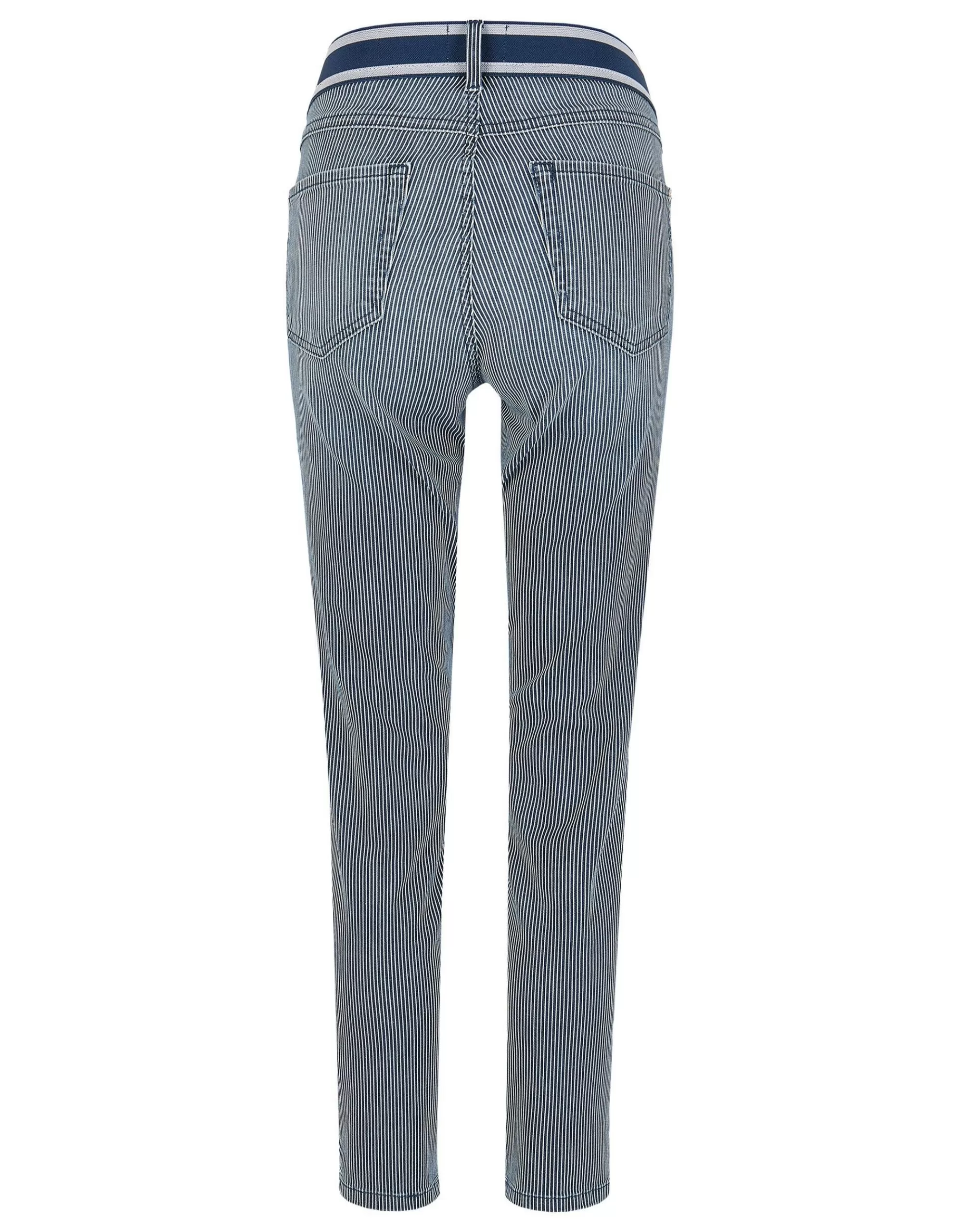 Angels Jeans Ornella Sporty Mit Schmalen Streifen Blue Used Online