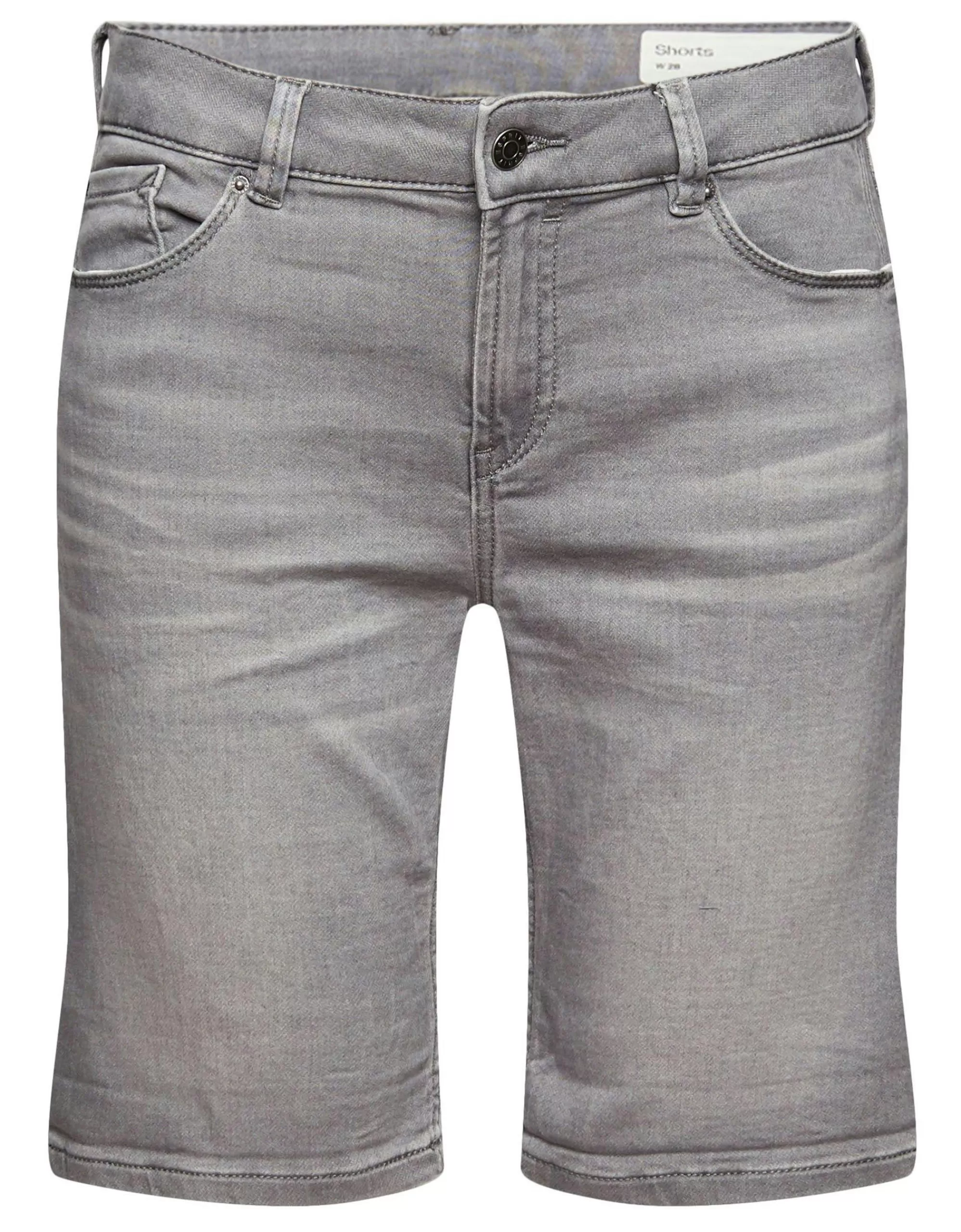 Esprit Jeans-Shorts Aus Bio-Baumwoll-Mix Grau Store