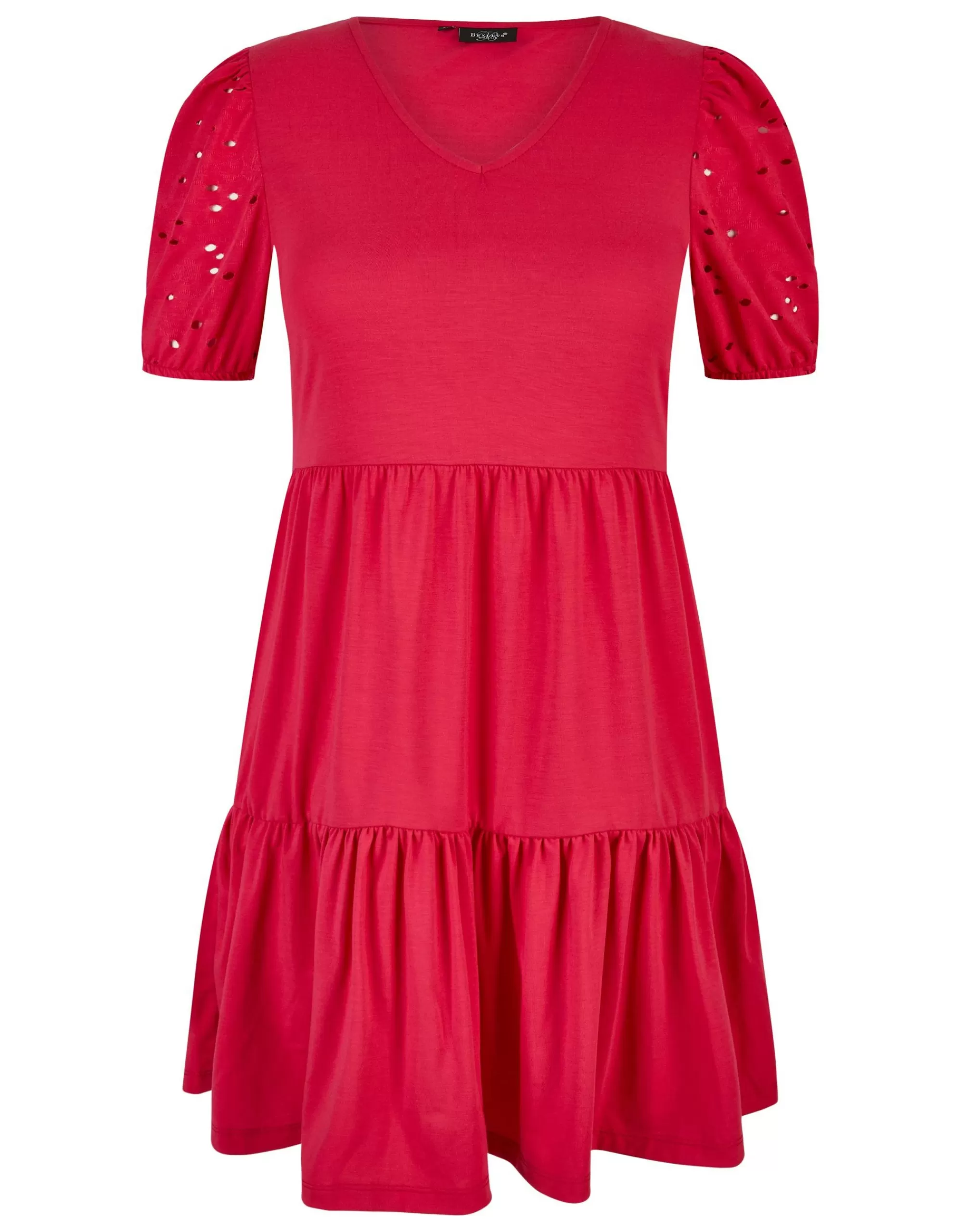 Bexleys woman Jersey Kleid Mit Stufen Pink Cheap