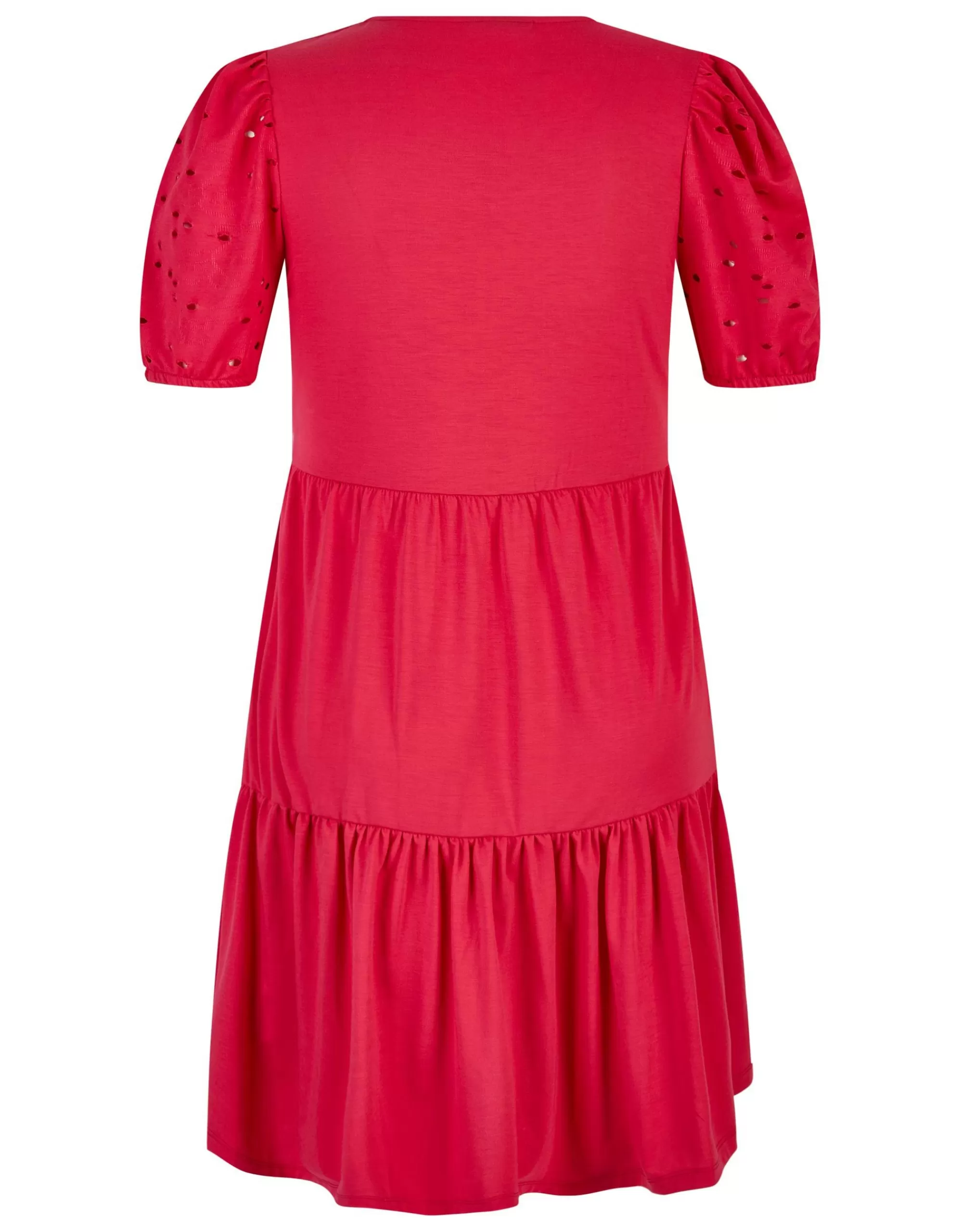 Bexleys woman Jersey Kleid Mit Stufen Pink Cheap