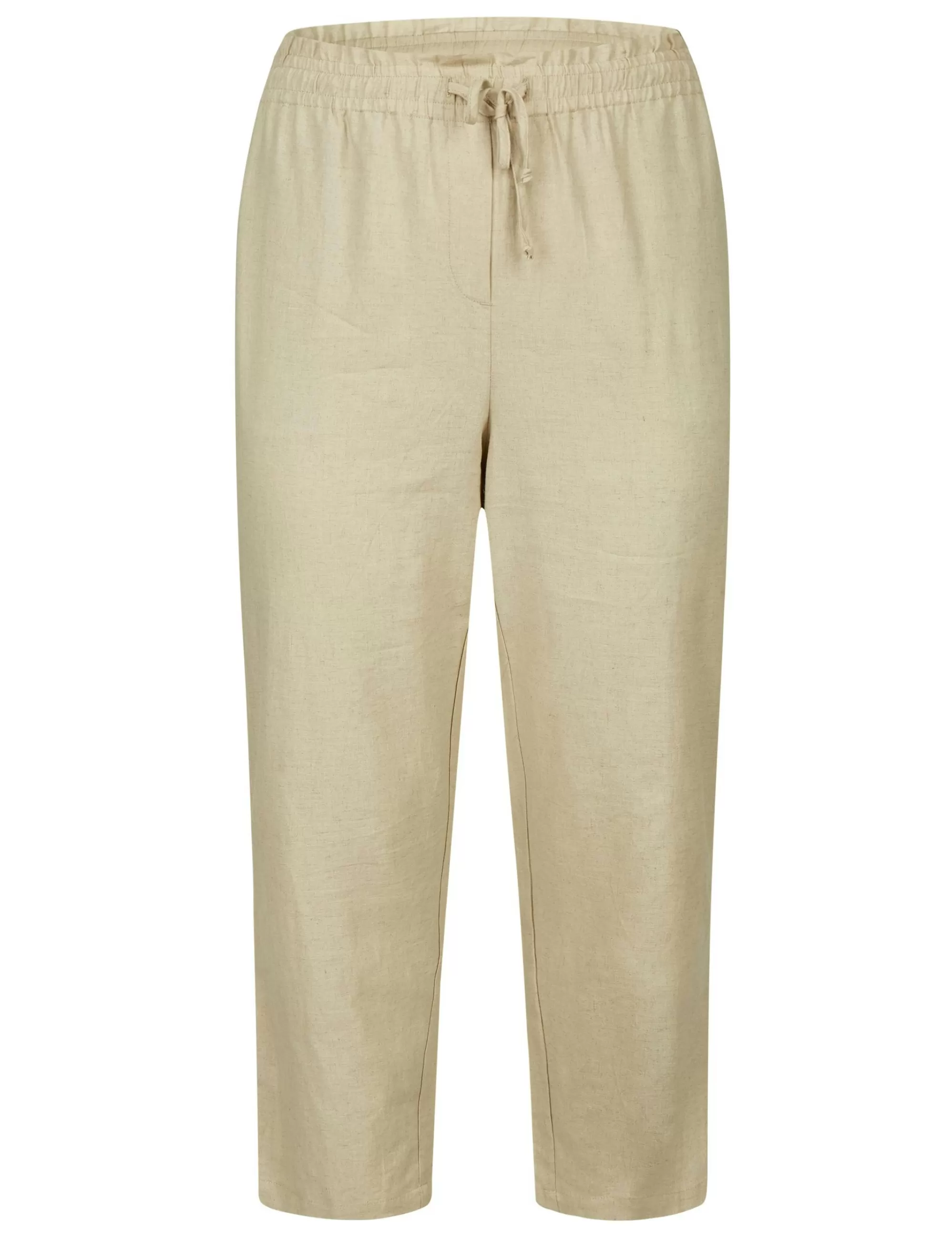 Thea Joggpants In Leinen/Viskose-Mix Beige Store