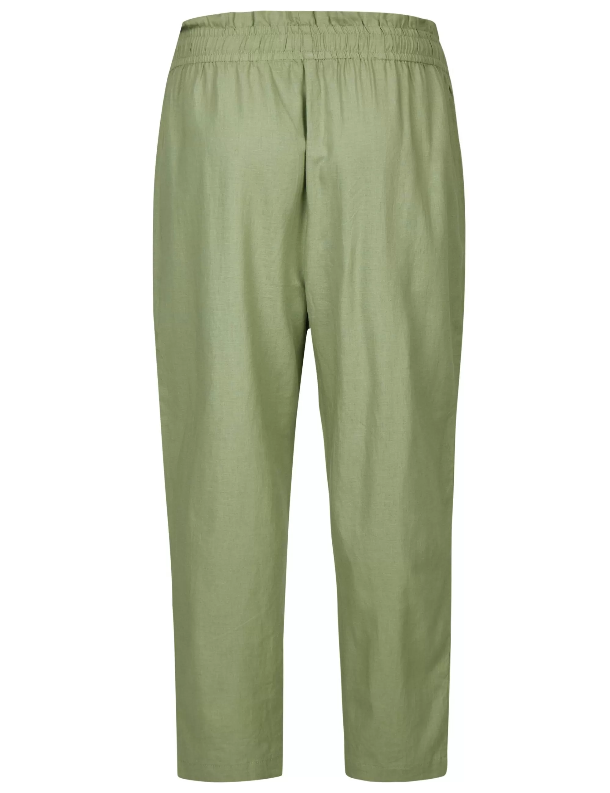 Thea Joggpants In Leinen/Viskose-Mix Khaki Cheap