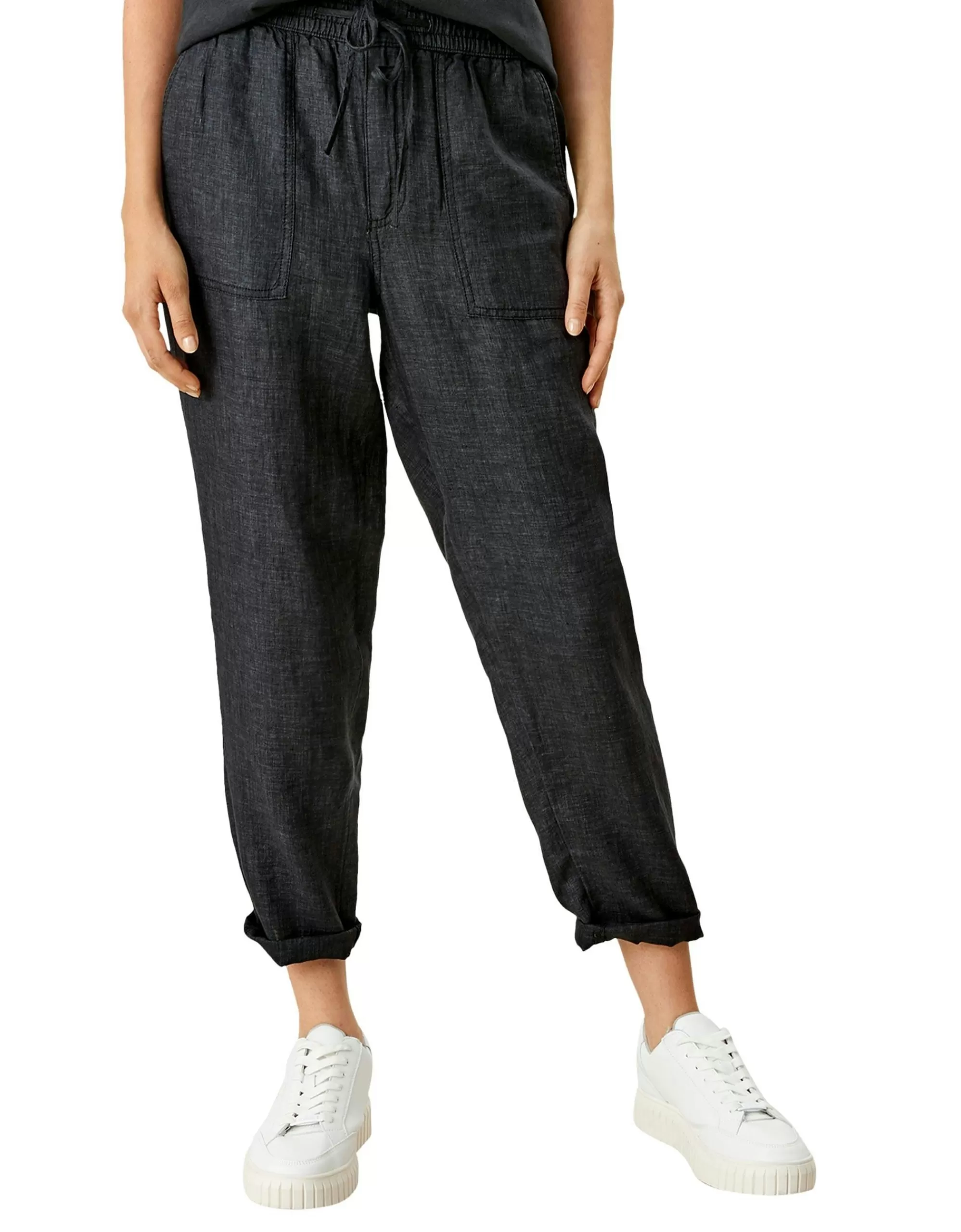 s.Oliver Jogpants Aus Leinen Navy Cheap