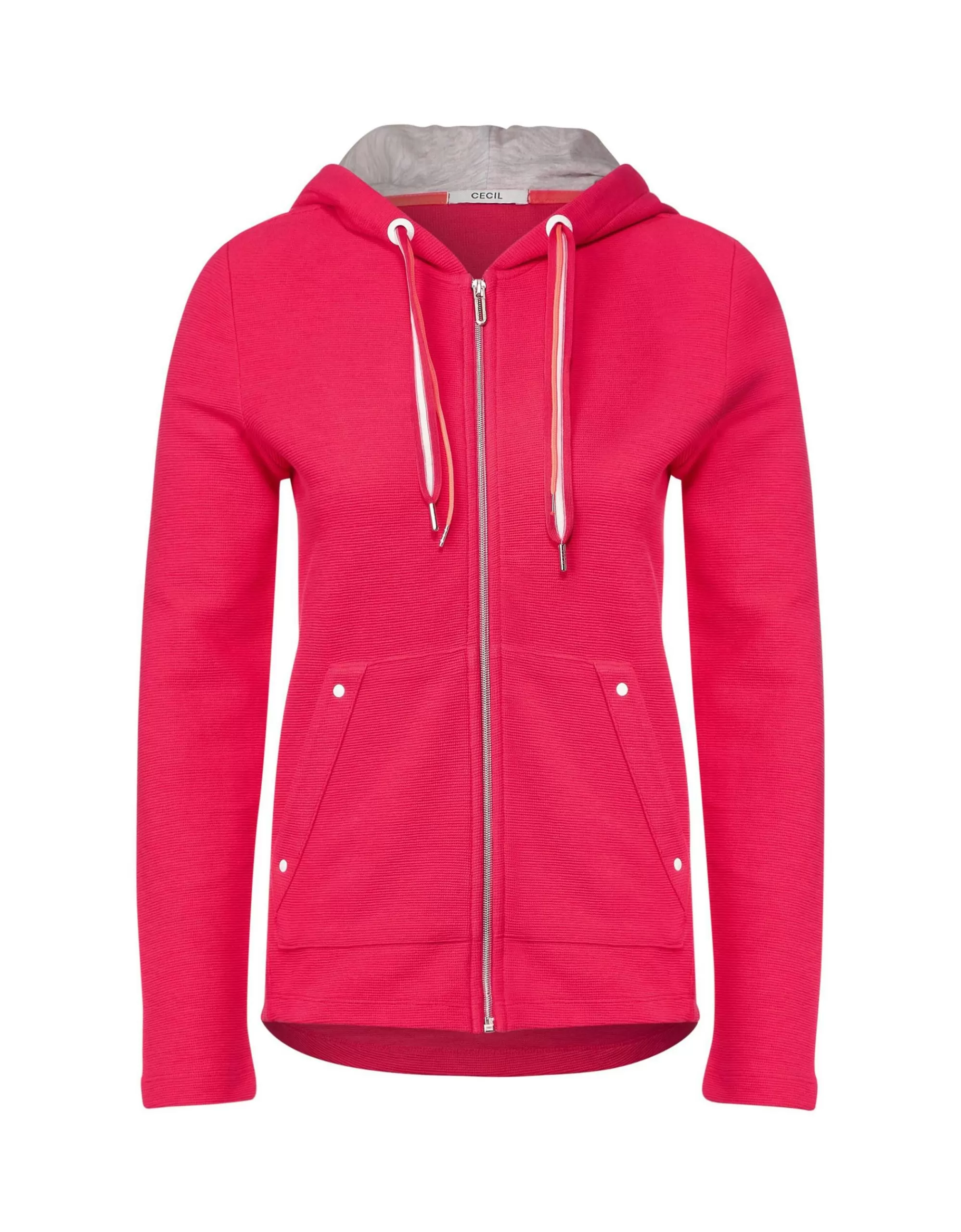 CECIL Kapuzen Shirtjacke Rot Hot