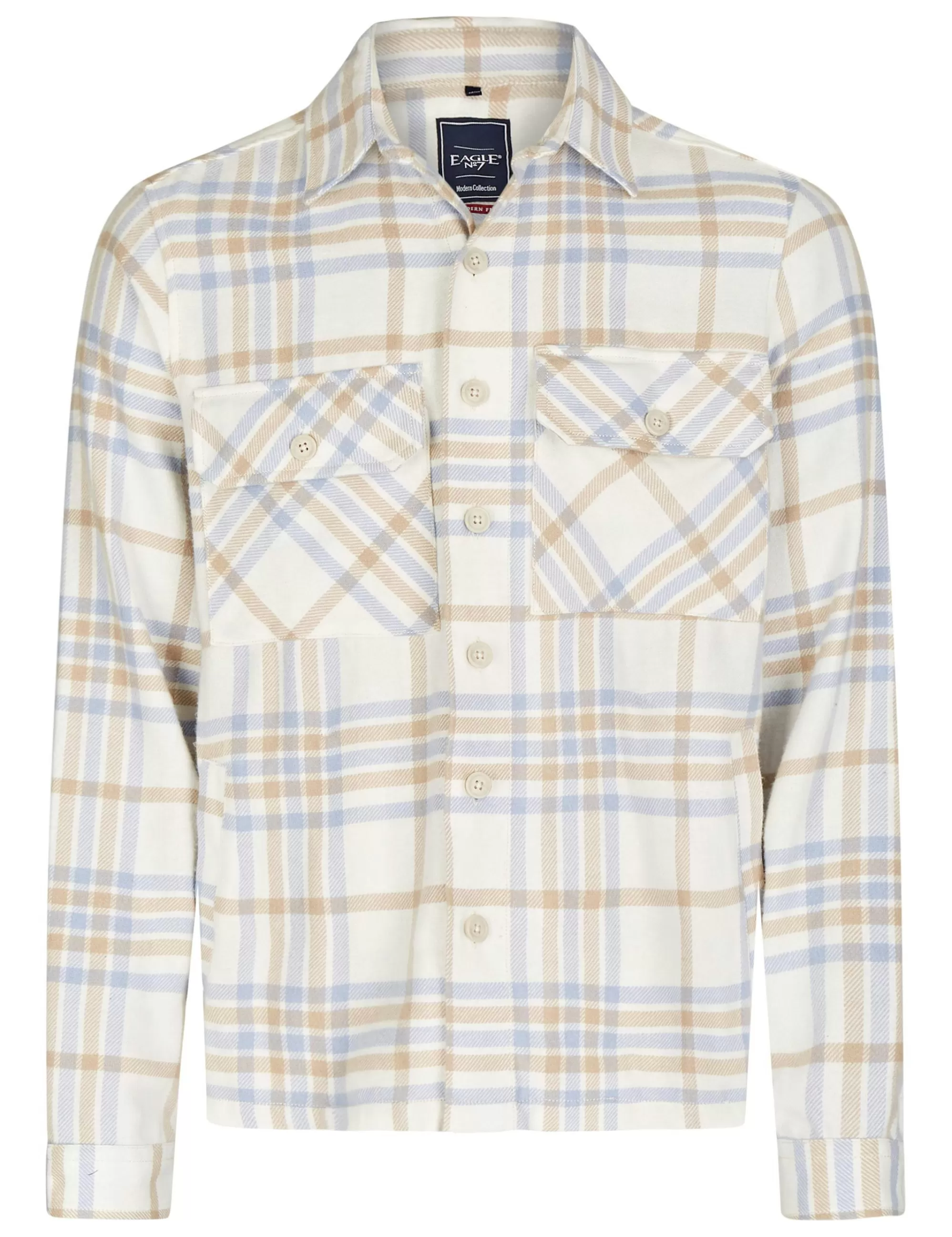 Kariertes Overshirt Aus Flanell-Eagle No. 7 Online