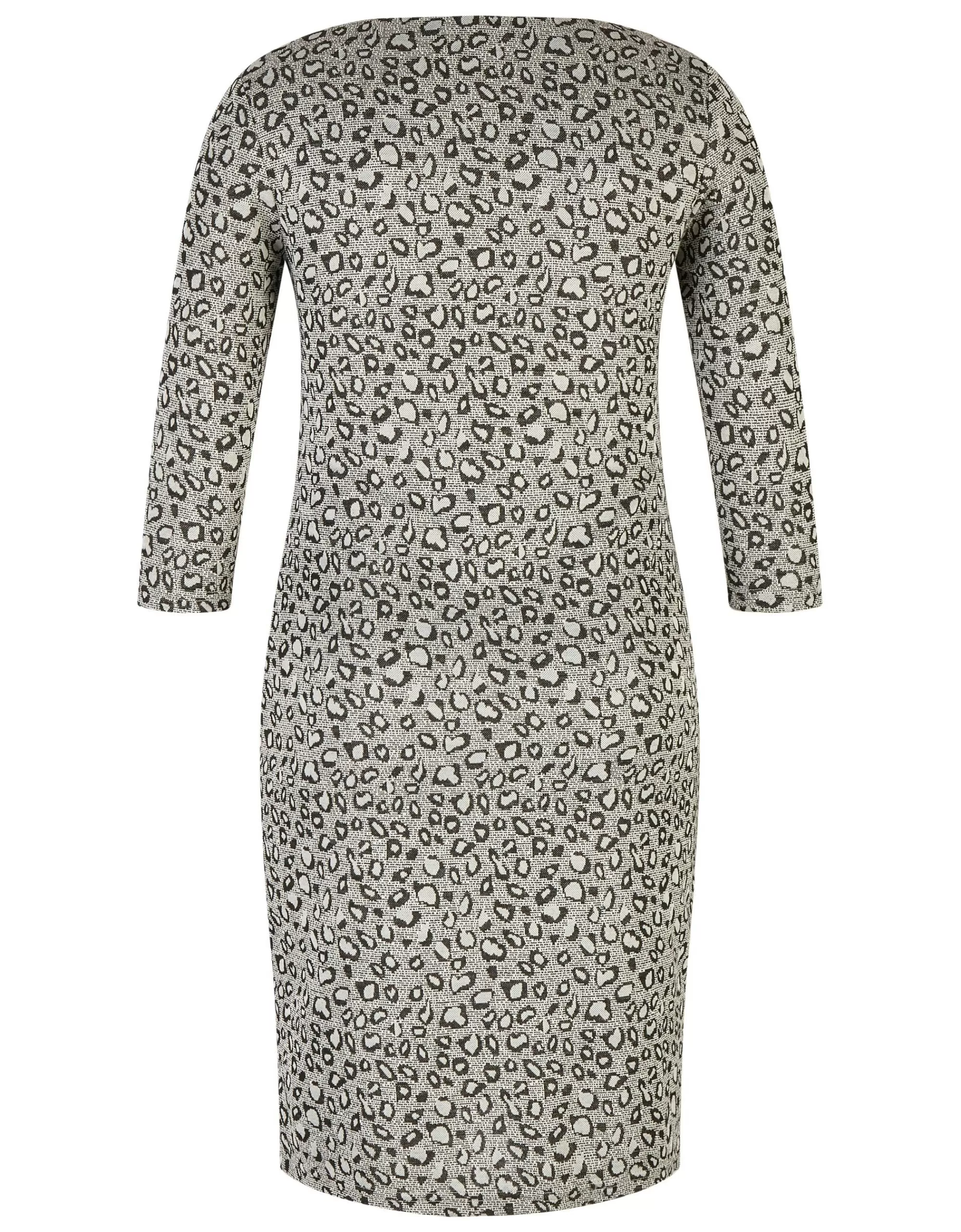 Bexleys woman Kleid Im Leo Print Schwarz/Grau Online