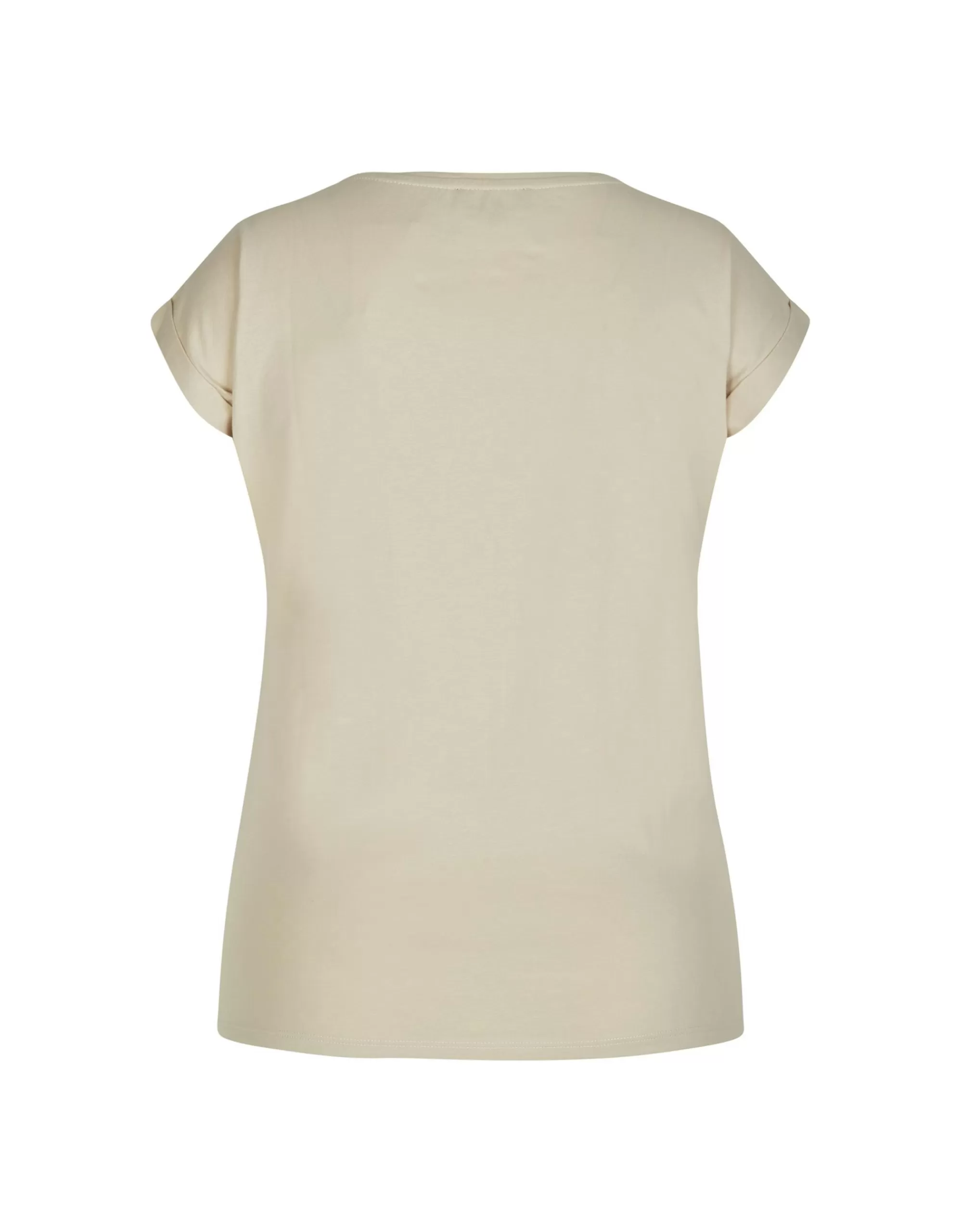 Steilmann Edition Kurzarmshirt Mit Verzierter Front Creme Outlet