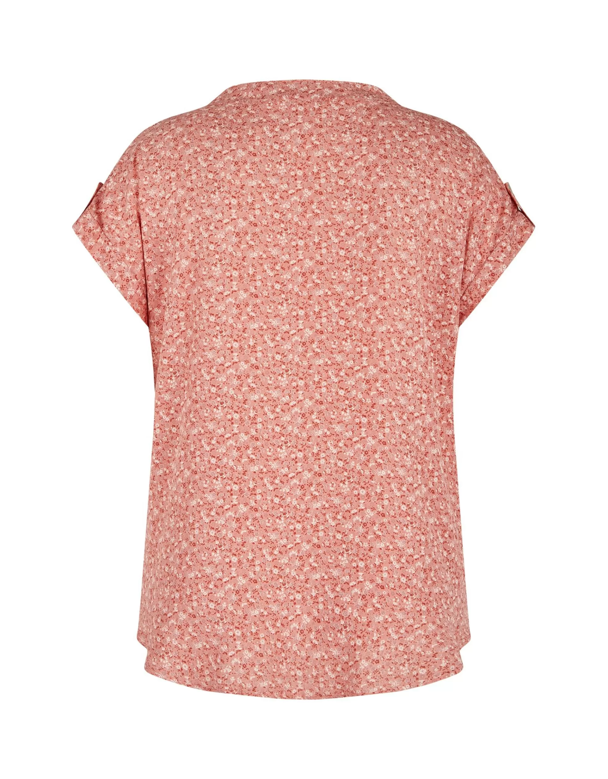 Steilmann Edition Kurzärmlige Bluse In Millefleurs Pfirsich Cheap