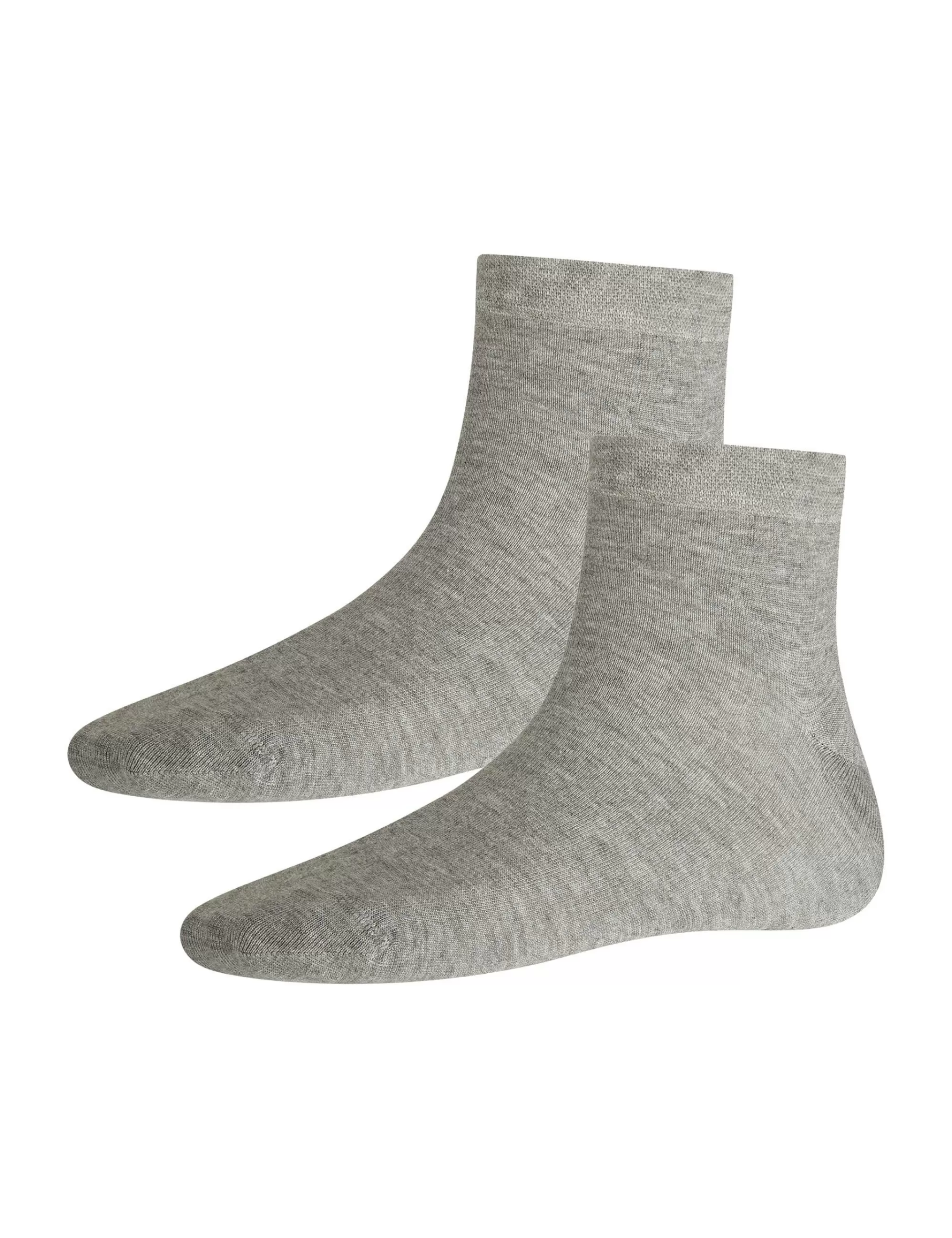 Adler Collection Kurzschaftsocken Aus Bambus-Viskose 2Er Pack Grau Cheap