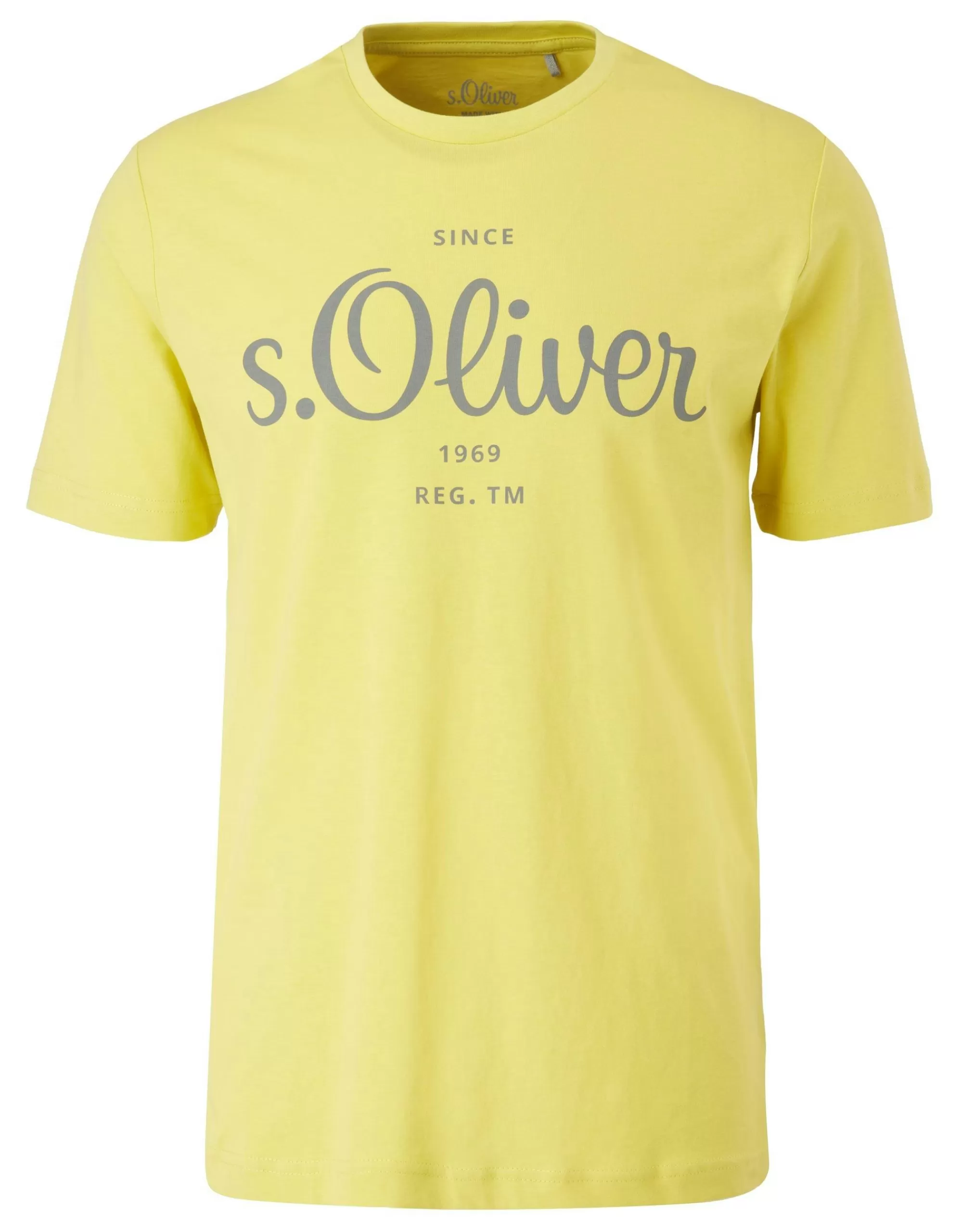 Labelshirt Aus Jersey-s.Oliver Cheap