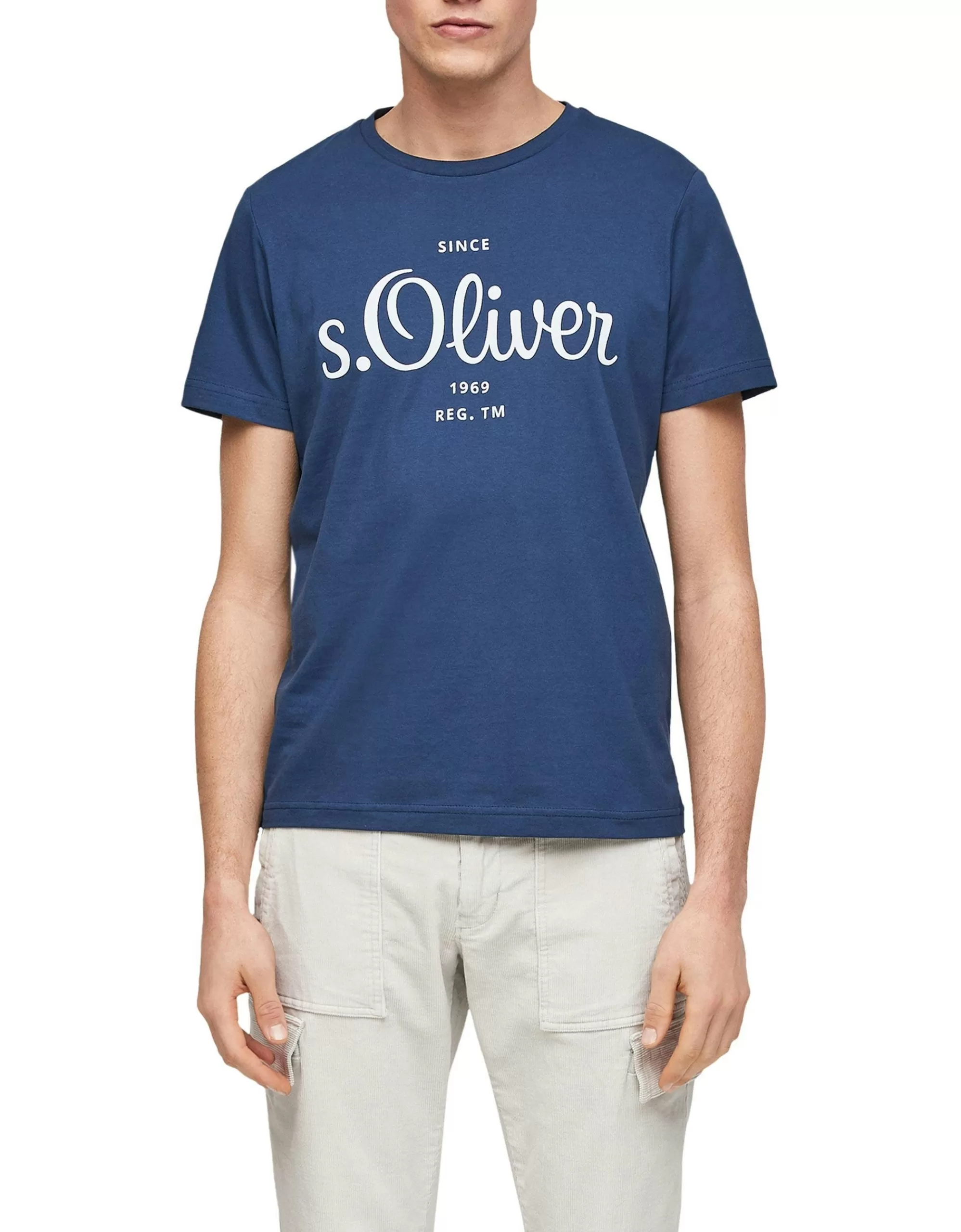 Labelshirt Aus Jersey-s.Oliver New