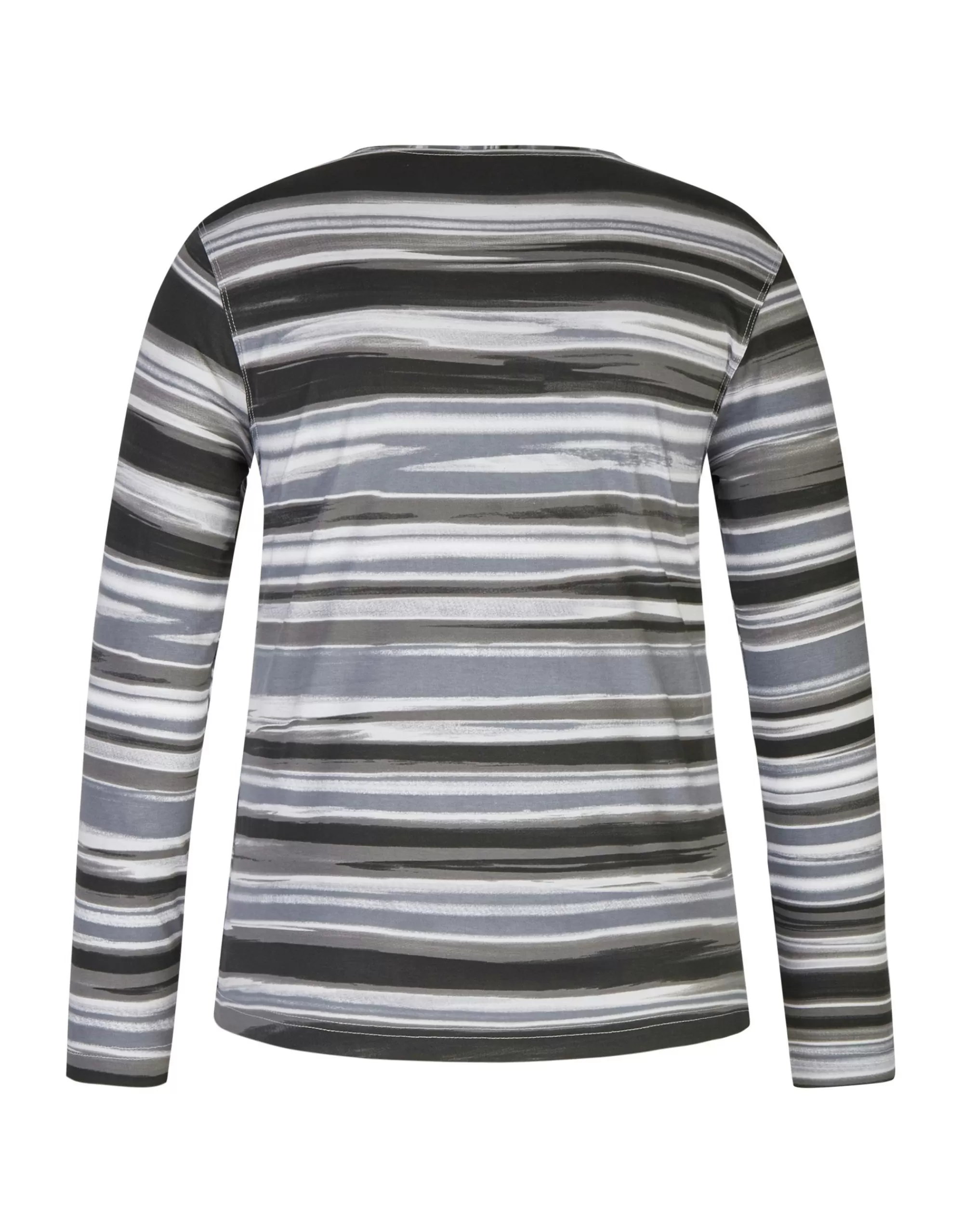 Steilmann Edition Langarmshirt Aus Pima Cotton Schwarz/Grau Best