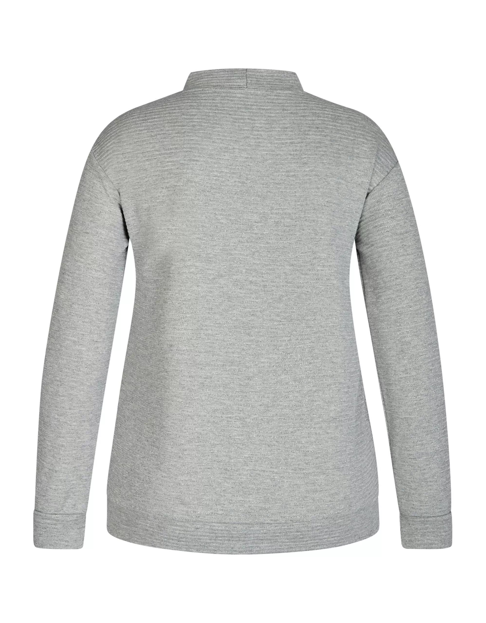 Steilmann Edition Langarmshirt Mit Stehkragen Grau Discount