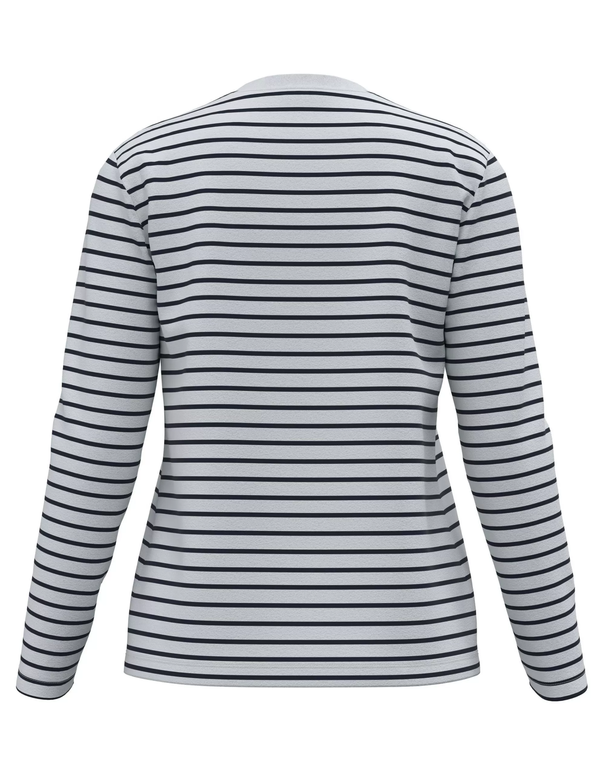 Via Cortesa Langarmshirt Mit Streifen Marine New