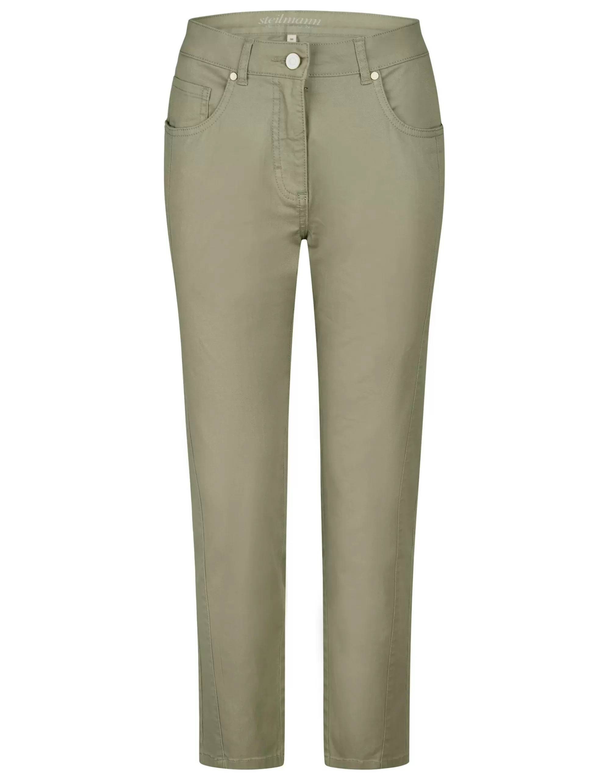 Steilmann Edition Leichte 7/8 Sommer-Hose Khaki Discount