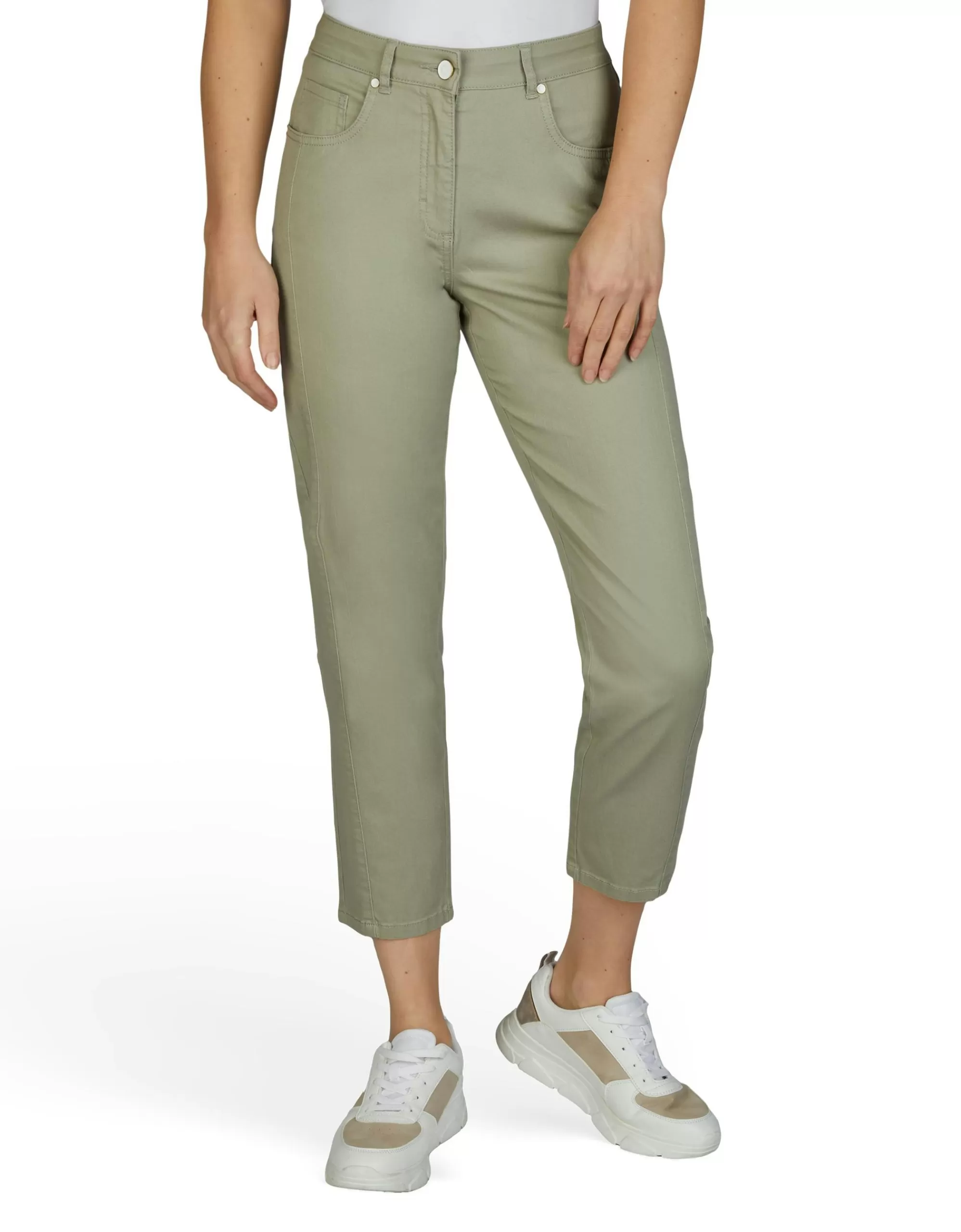 Steilmann Edition Leichte 7/8 Sommer-Hose Khaki Discount