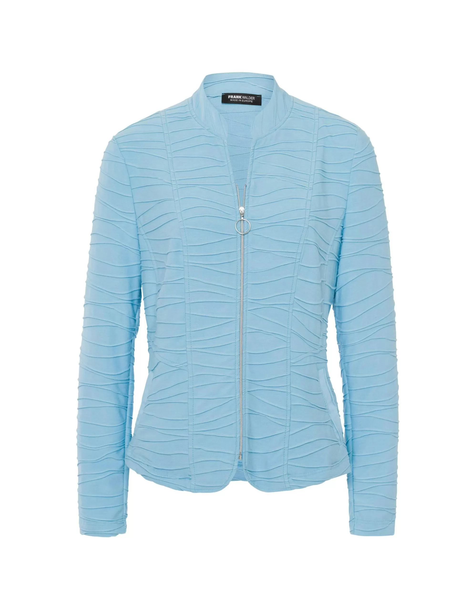 Frank Walder Leichte Jacke Mit Strukturmuster Hellblau Cheap