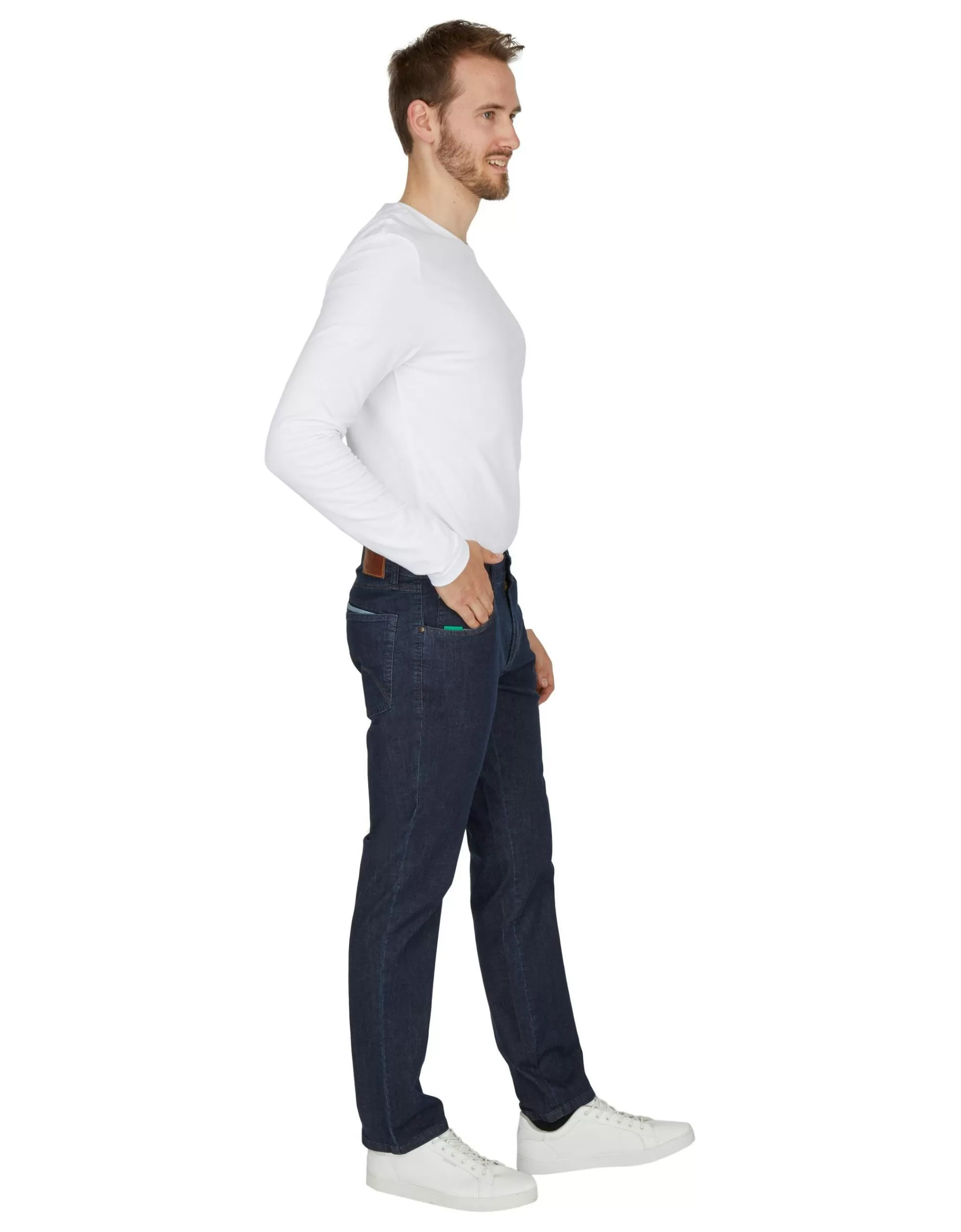 Light Denim 5-Pocket Hose-Club of Comfort Fashion