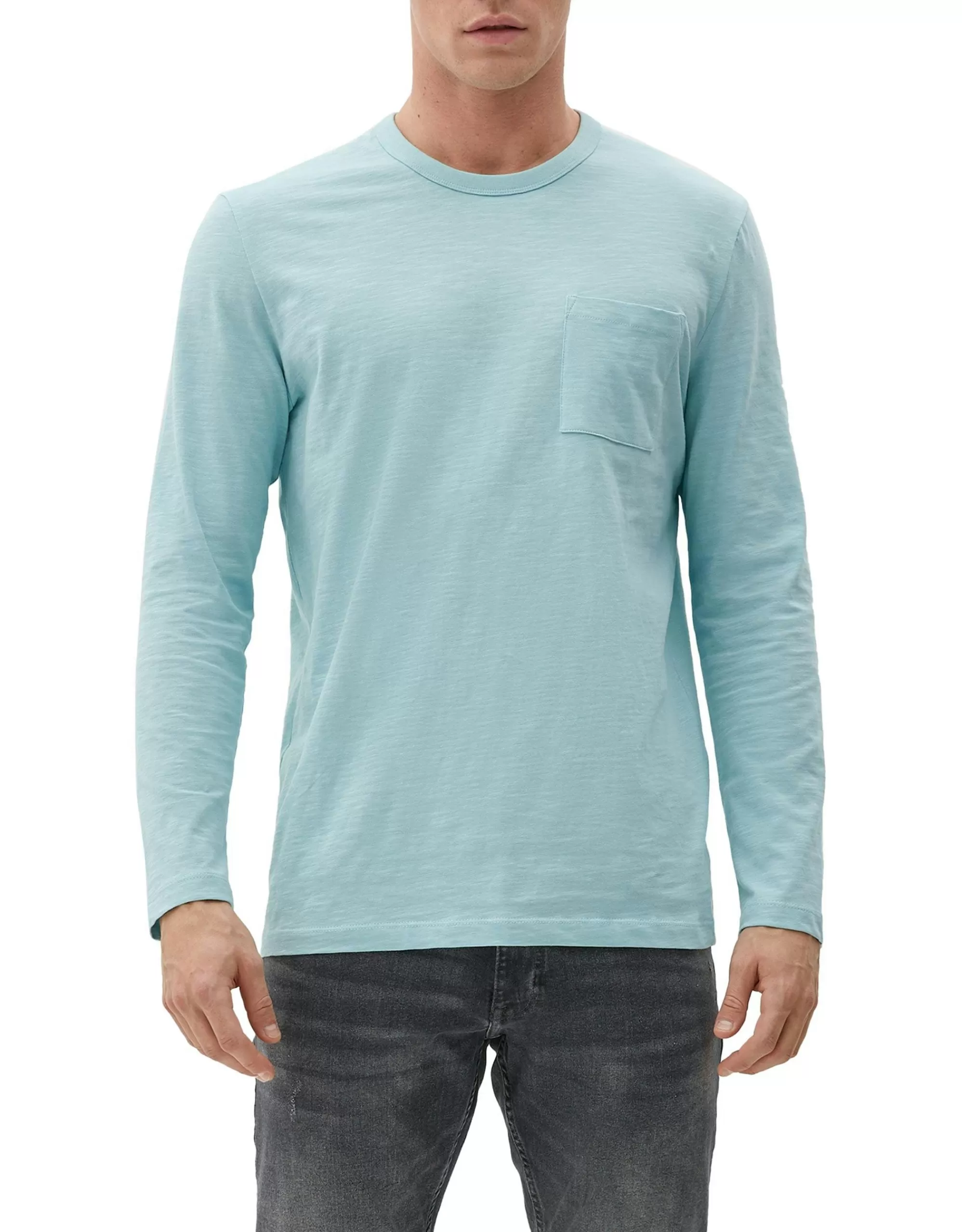 Longsleeve Mit Flammgarnstruktur-s.Oliver Clearance