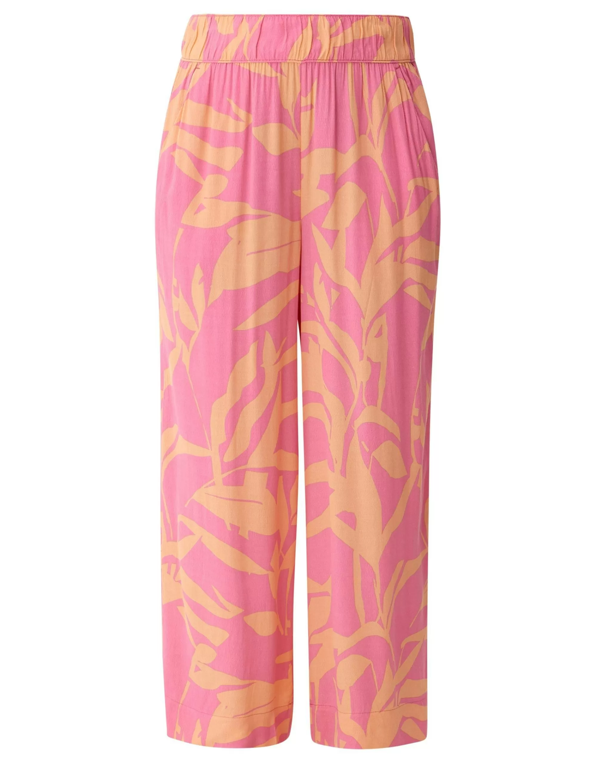 s.Oliver Loose: Culotte Mit Crêpe-Struktur Pink Cheap