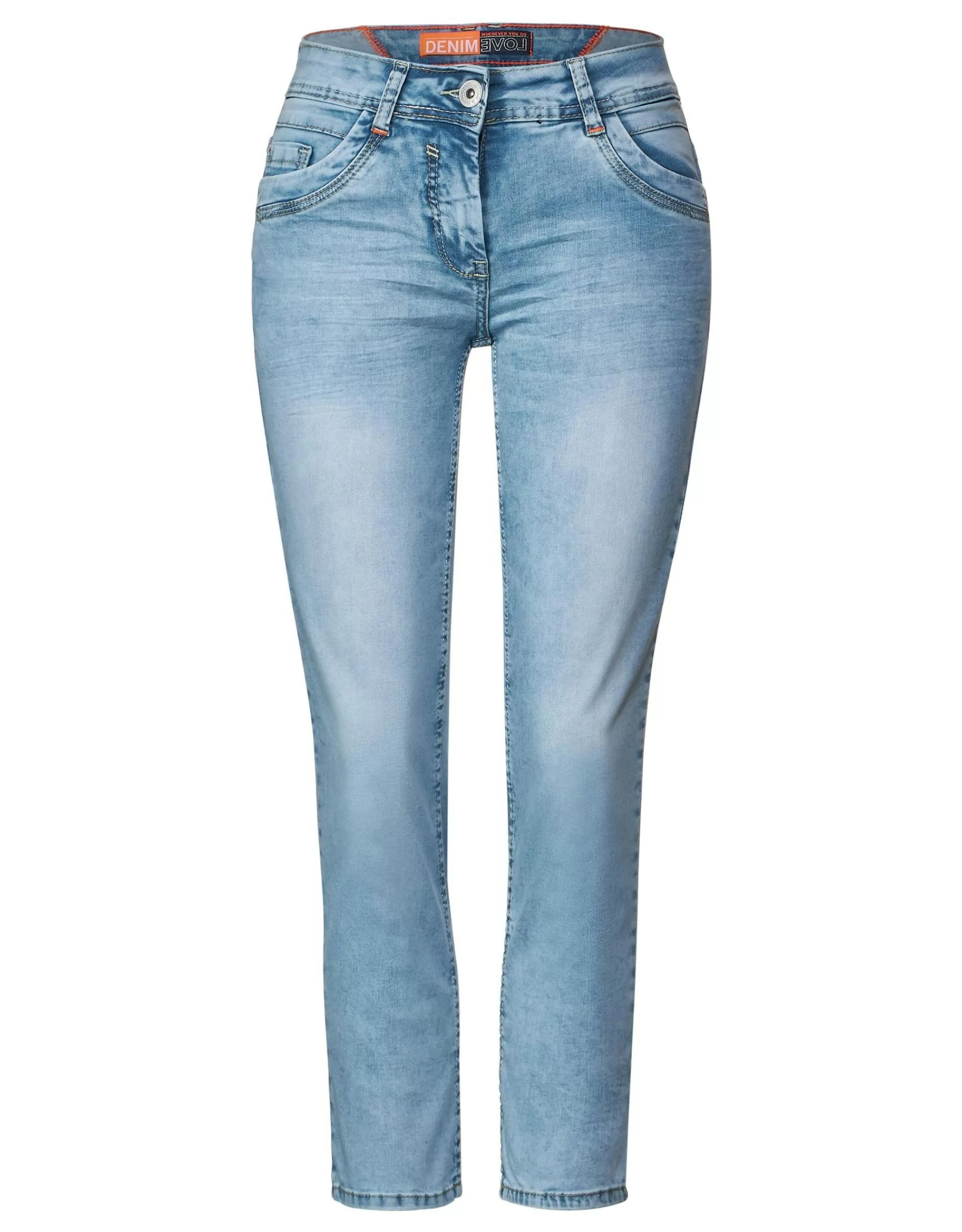 CECIL Loose Fit Jeans In 7/8-Länge Lightstone New